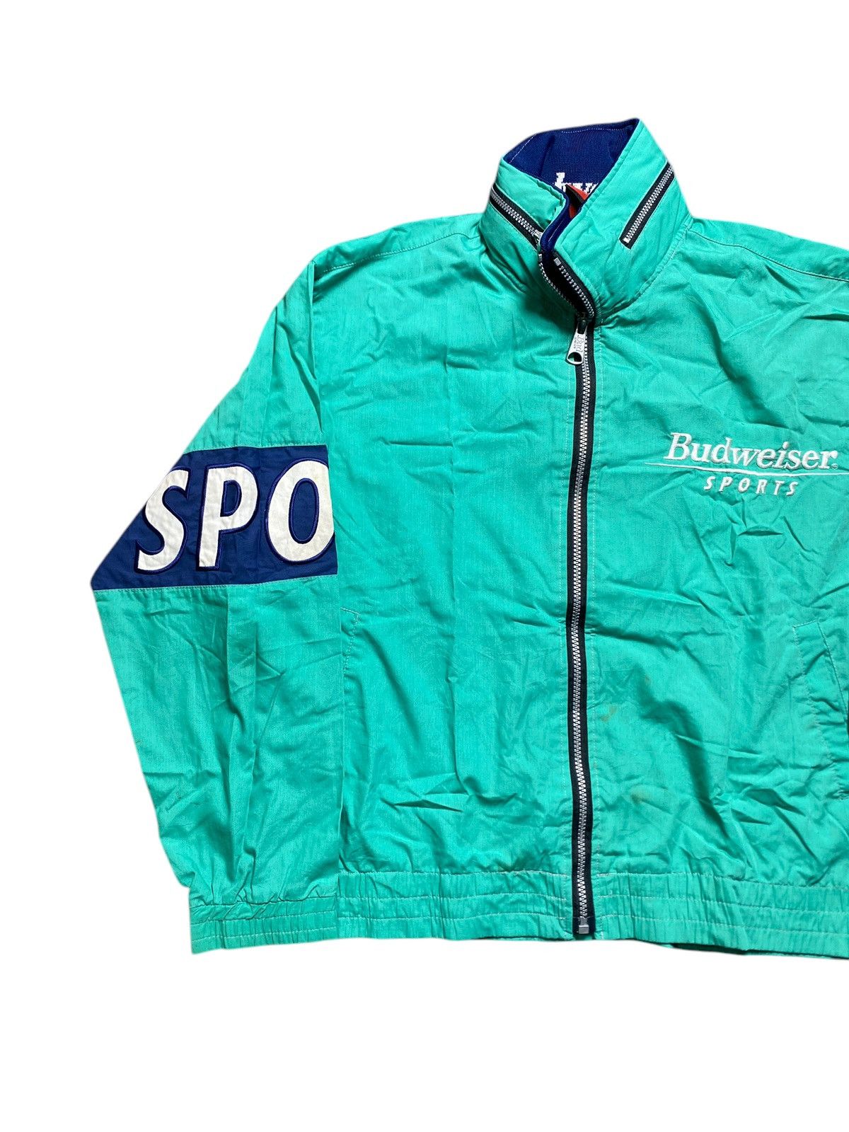 Vintage VINTAGE BUDWEISER SPORT RACING JACKET Size US L / EU 52-54 / 3 - 3 Thumbnail