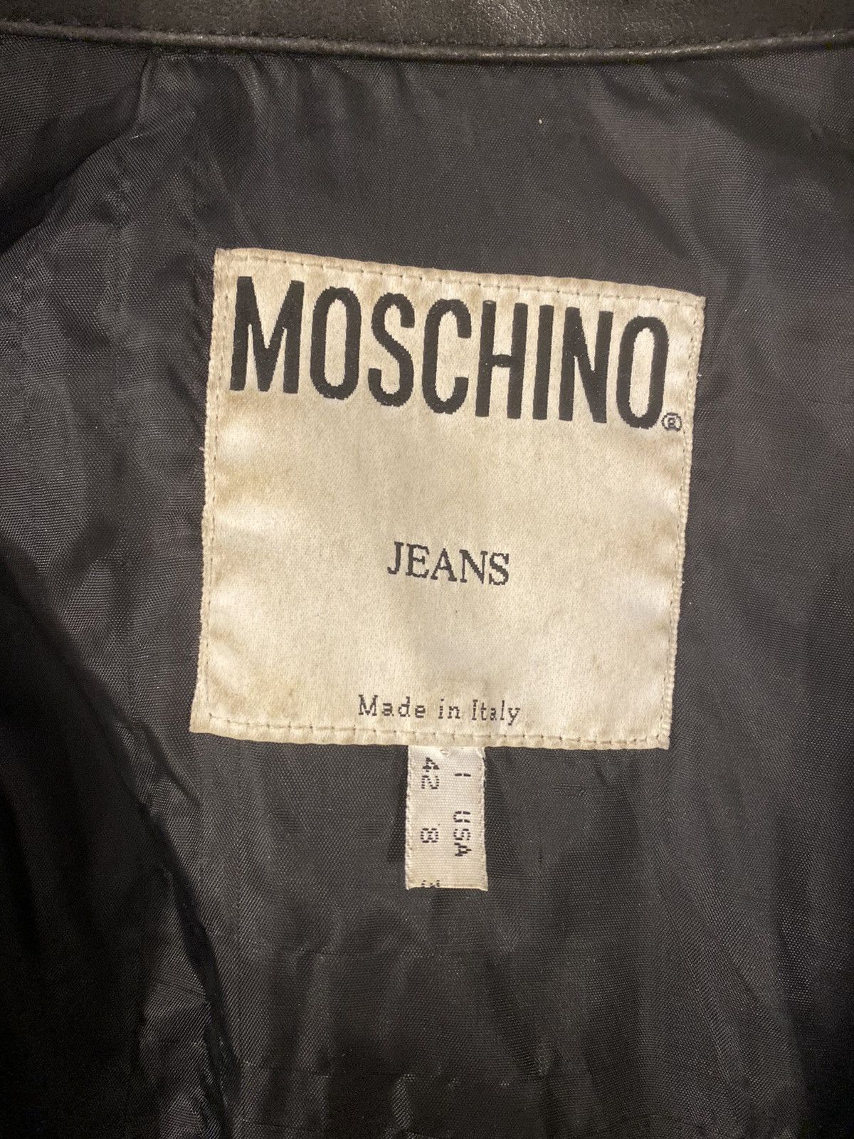 Moschino VINTAGE MOSCHINO FAUX LEATHER JACKET 80'S Size S / US 4 / IT 40 - 5 Thumbnail