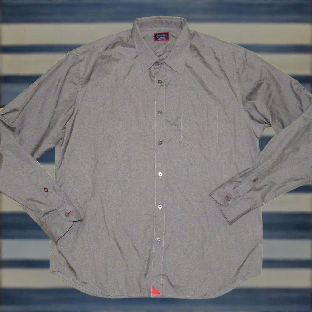 UNTUCKit UNTUCKit Shirt Gray Longsleeve Button Down Shirt L Mens Size US L / EU 52-54 / 3 - 1 Thumbnail