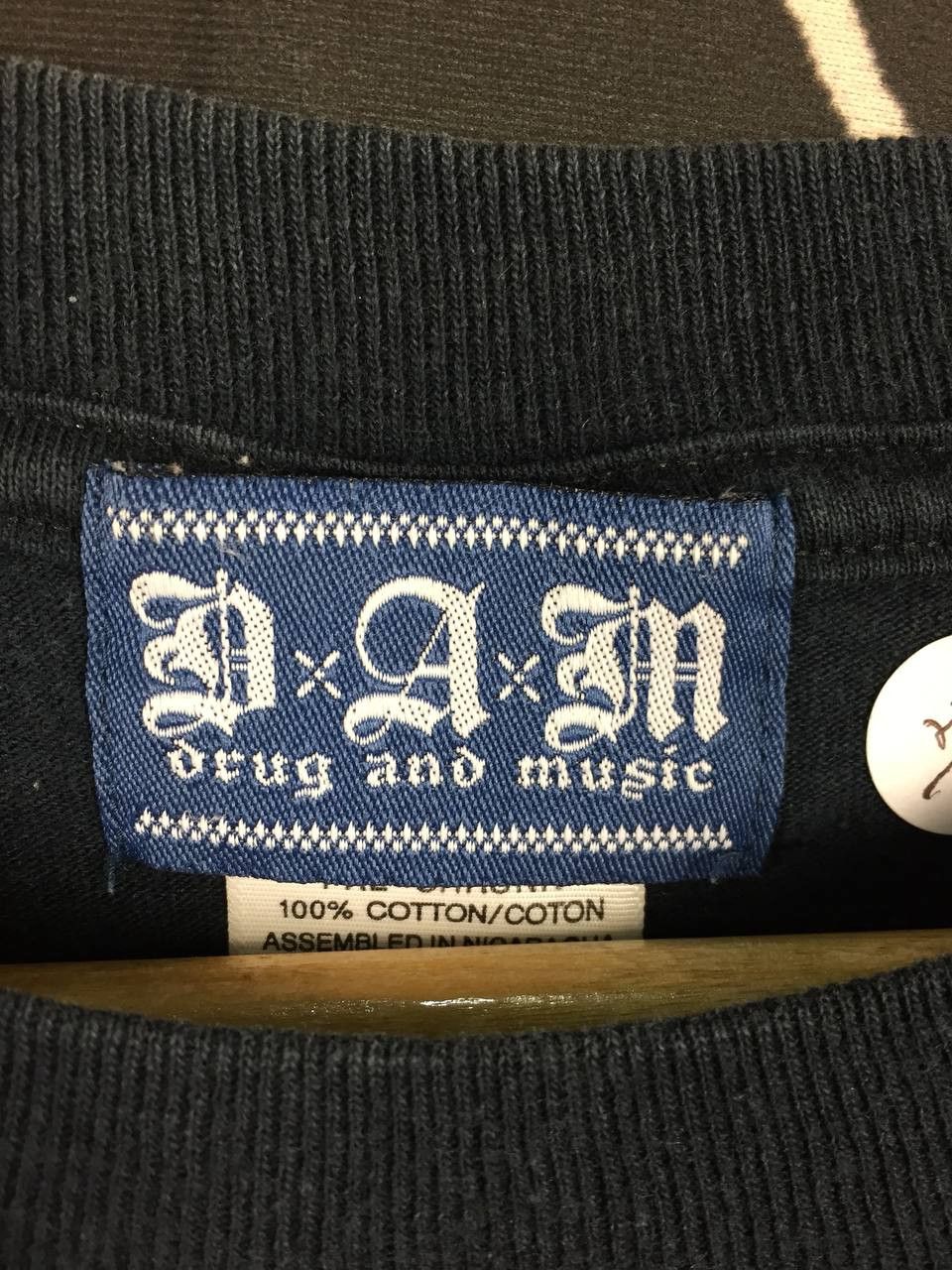 Japanese Brand Vtg Y2K Drug And Music D.A.M Rebel Punk Streetwear Tee Size US L / EU 52-54 / 3 - 13 Thumbnail