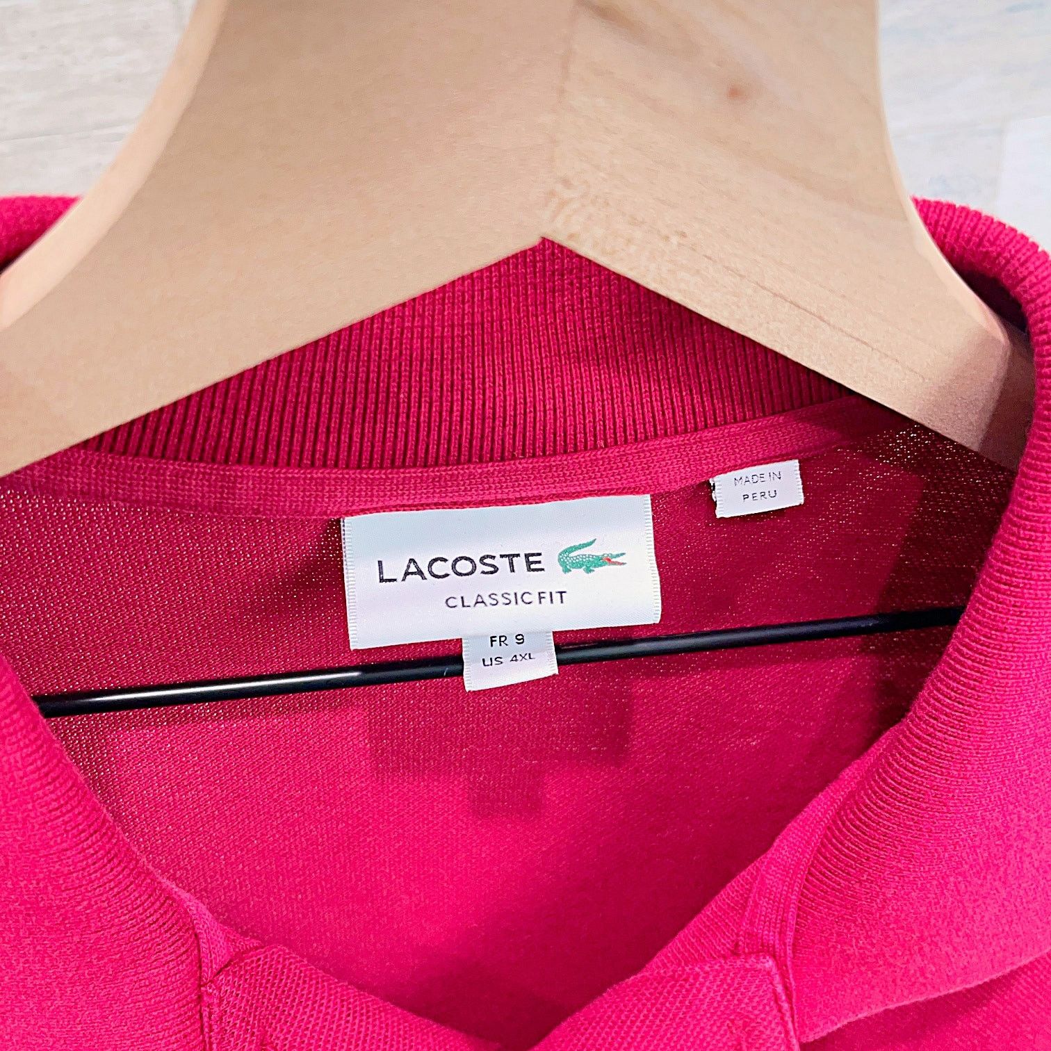 Lacoste Lacoste Short Sleeve Rugby Polo Shirt Red Classic Fit 4XL Size US XXL / EU 58 / 5 - 6 Thumbnail