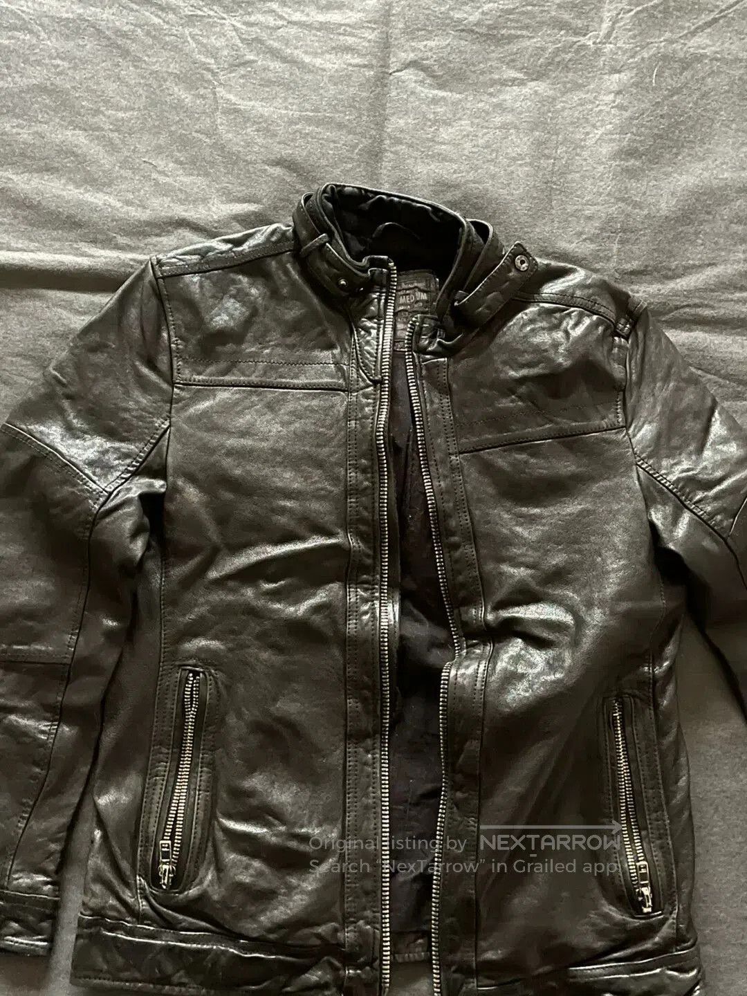 Allsaints All Saints Vintage Discontinued Leather Jacket. Size US M / EU 48-50 / 2 - 2 Thumbnail