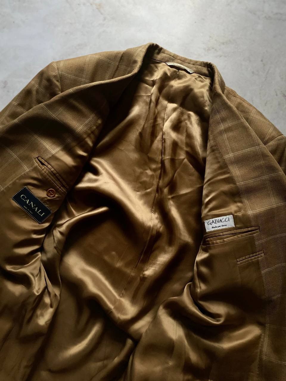 Canali × Vintage Vintage Canali Luxury Blazer Jacket OldMoney Style Size 54R - 8 Thumbnail