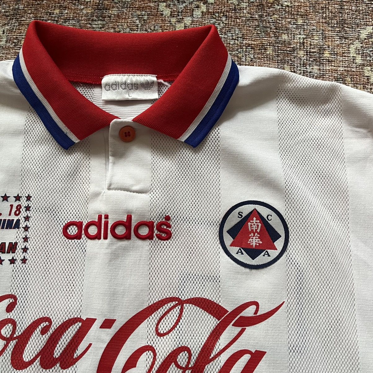 Adidas 1995 South China vs AC Milan SCAA Jersey Size US L / EU 52-54 / 3 - 3 Thumbnail