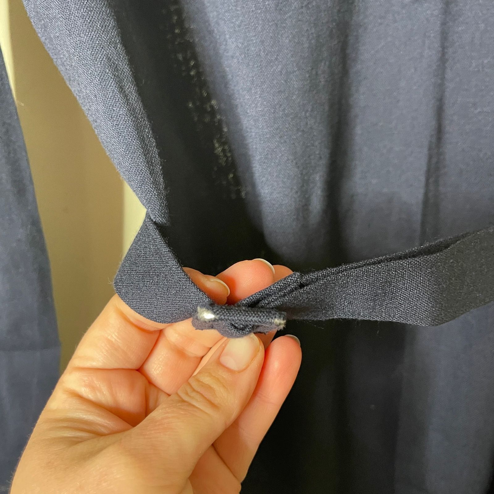 The Row The Row Navy Blue long sleeve cashmere belted dress 4 Size S / US 4 / IT 40 - 11 Thumbnail