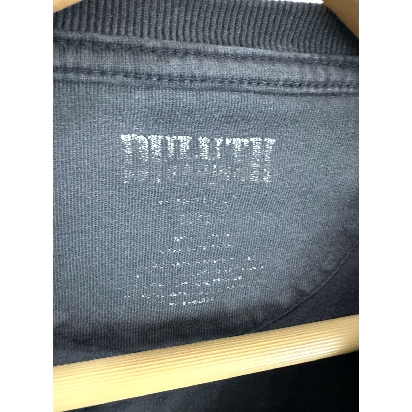 Vintage Duluth T-Shirt 3XL Black Cotton Pocket Distressed VTG Gradient Sun Faded Worn Down Grunge Workwear Mens Shirt Size US XXL / EU 58 / 5 - 3 Thumbnail