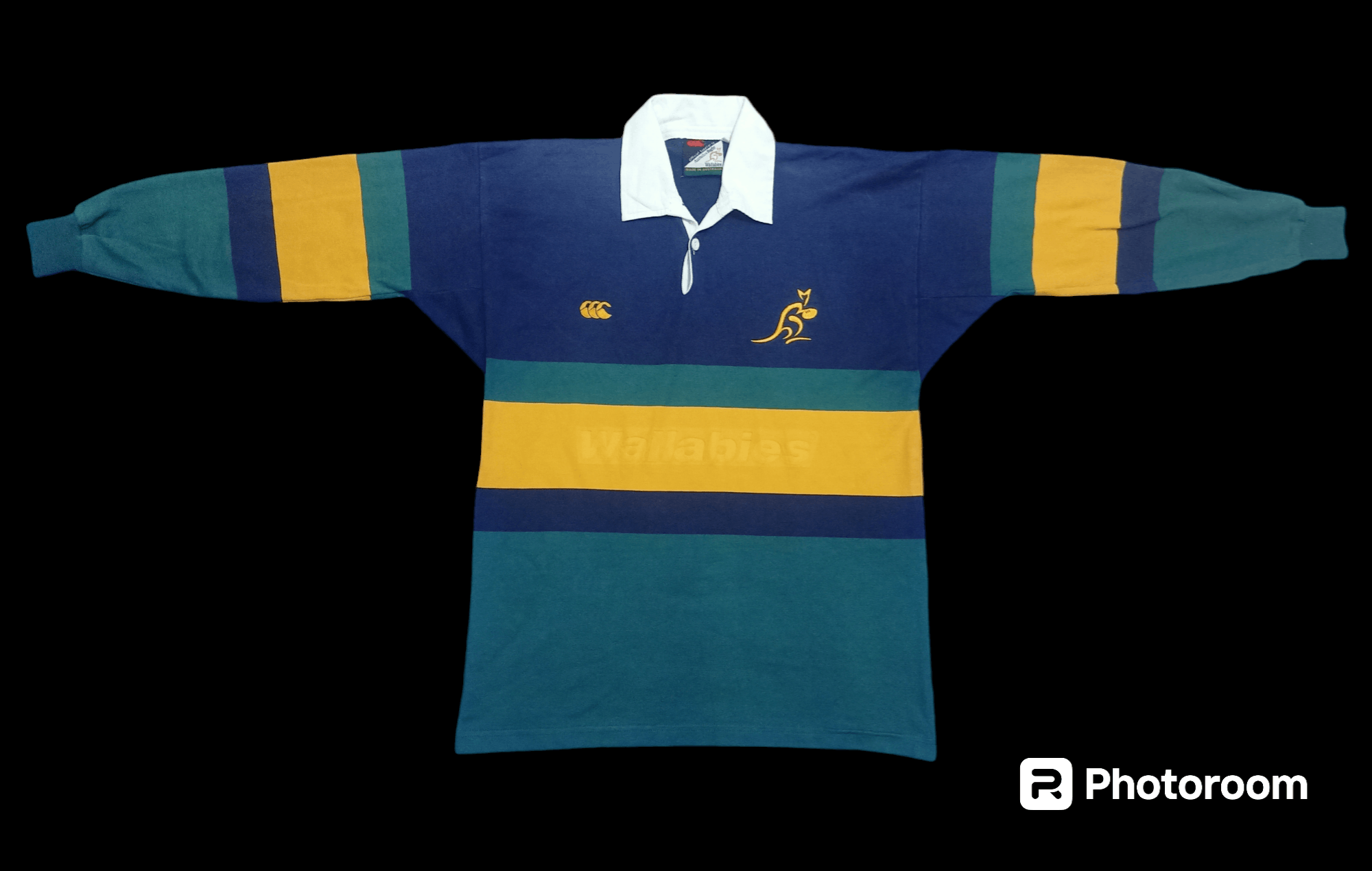 Canterbury of New Zealand 2001 Canterbury Australia Wallabies Supporter's Jersey Size US M / EU 48-50 / 2 - 1 Thumbnail