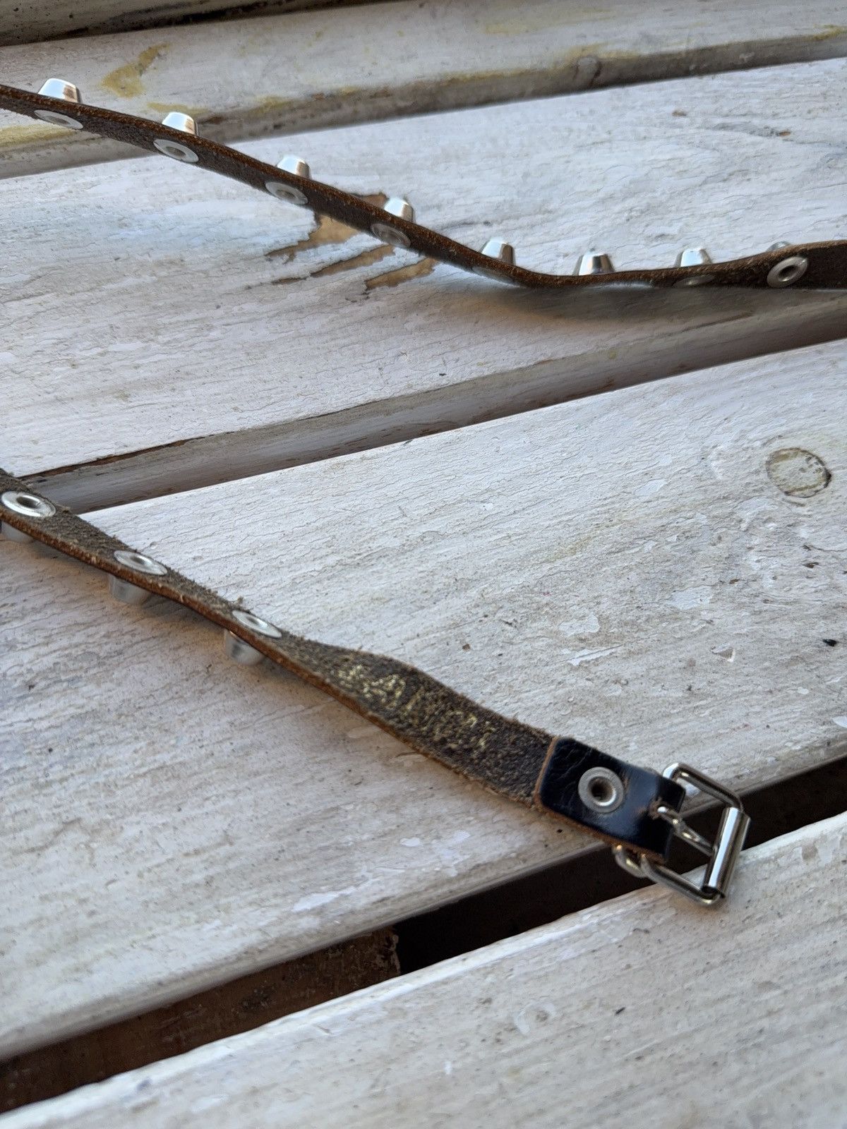If Six Was Nine 90s Y2K Avant Garde Punk Hysteric Japanese Retro Style Belt Size ONE SIZE - 16 Thumbnail
