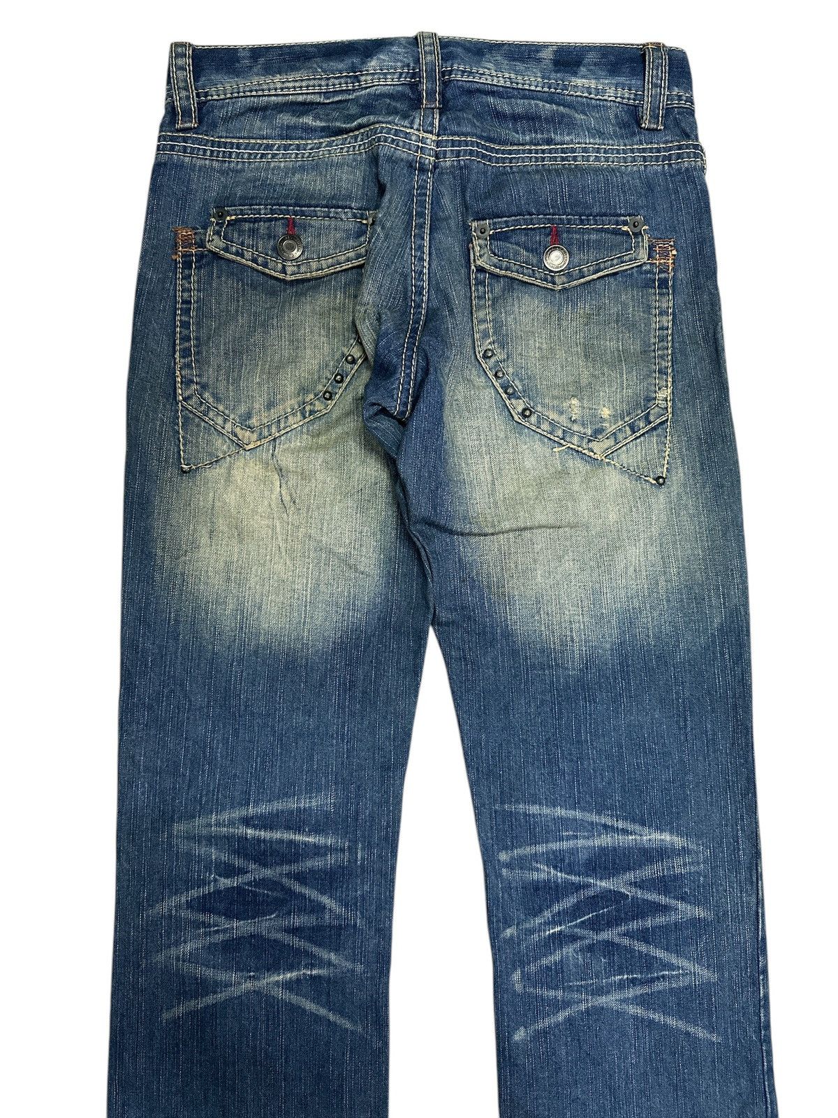 If Six Was Nine Faded Blue denim Acros international Studed pocket . Size US 31 - 4 Thumbnail