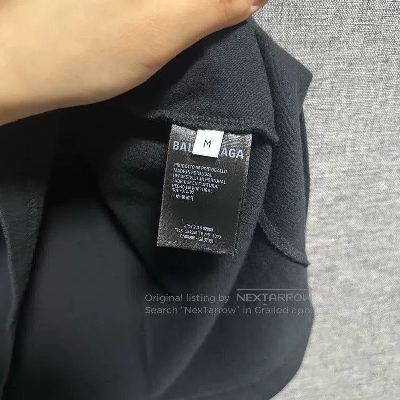 Balenciaga Balenciaga Crown and Wheat Embroidery Black Short Sleeve S Size US M / EU 48-50 / 2 - 4 Thumbnail