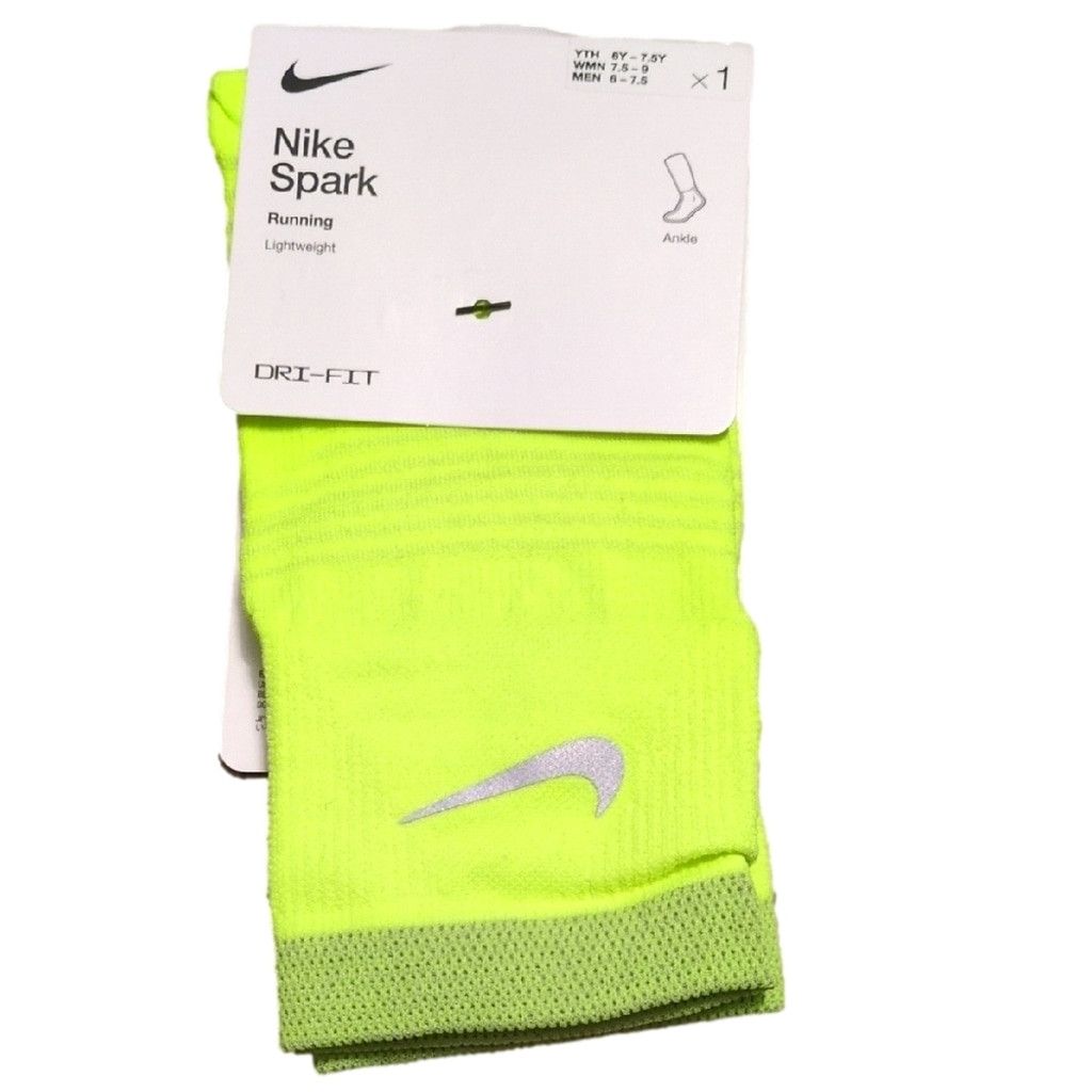 Nike Nike Spark Dri Fit Lightweight Running Socks Unisex Size ONE SIZE - 1 Thumbnail