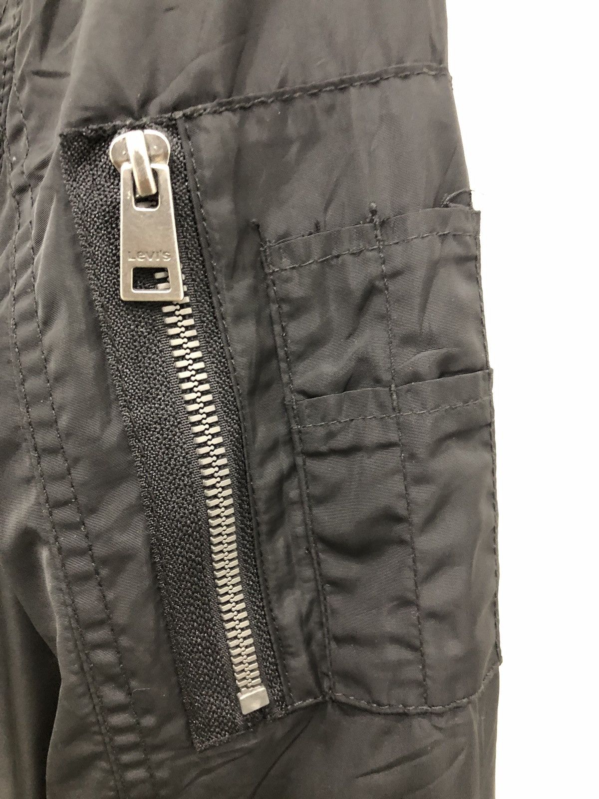 Levi's Levi’s Bomber Jacket Women Size S All Black Original Riveted Size S / US 4 / IT 40 - 12 Thumbnail