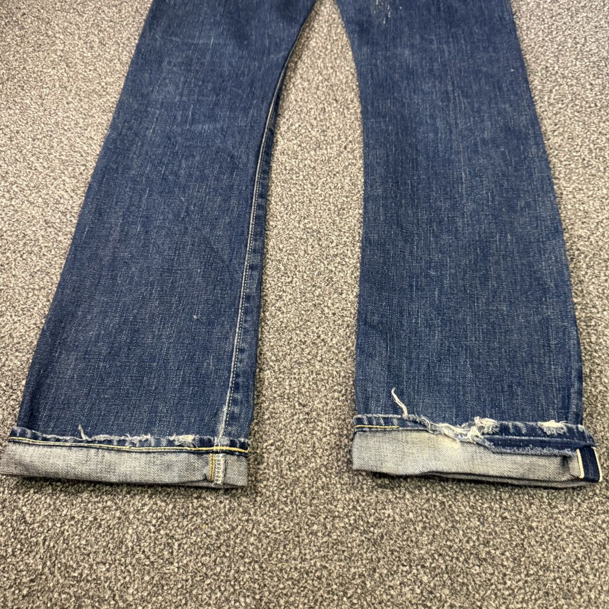 Beauty Beast 🔥🇯🇵 Vintage Japanese Selvedge Moussy Distressed Flared Denim Size 30" / US 8 / IT 44 - 10 Thumbnail