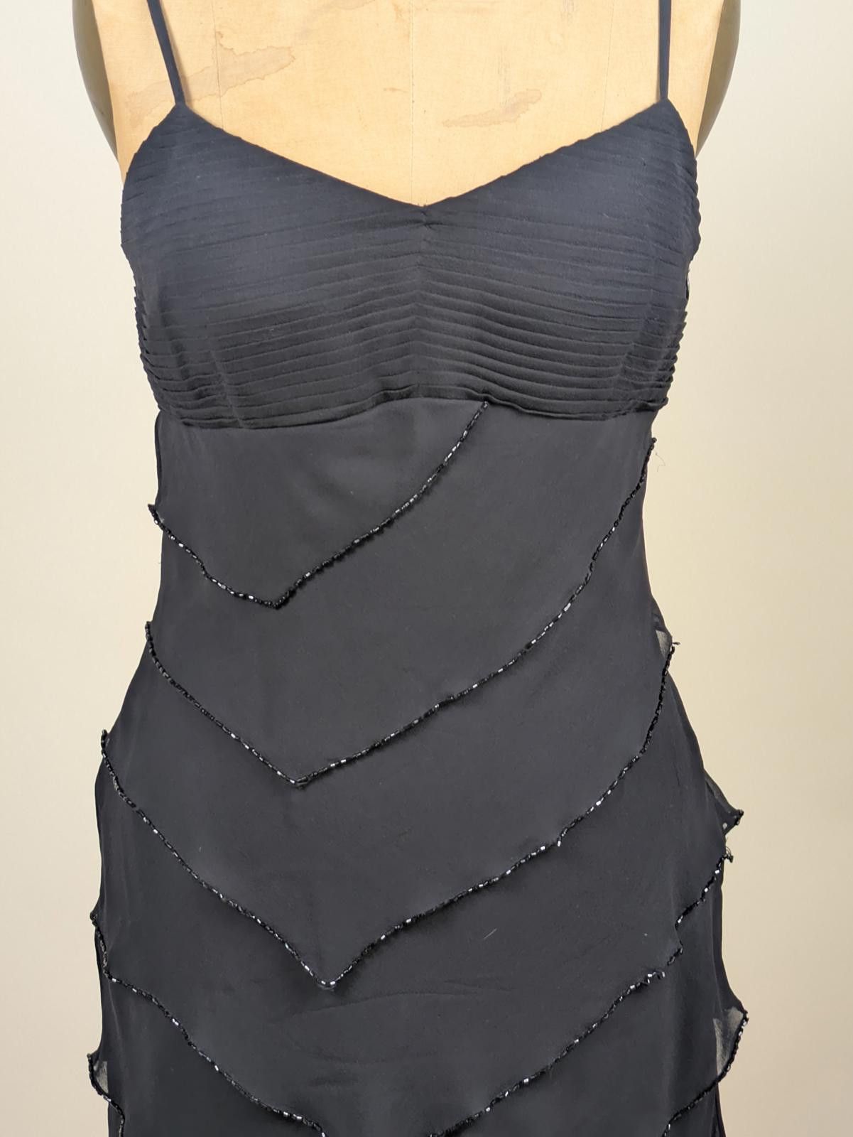 Other Y2K / 2000's Sue Wong silk black dress Size S / US 4 / IT 40 - 2 Thumbnail