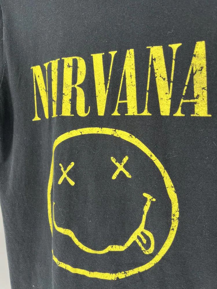 Band Tees Vintage Y2K Nirvana Smile Print Size US S / EU 44-46 / 1 - 6 Thumbnail