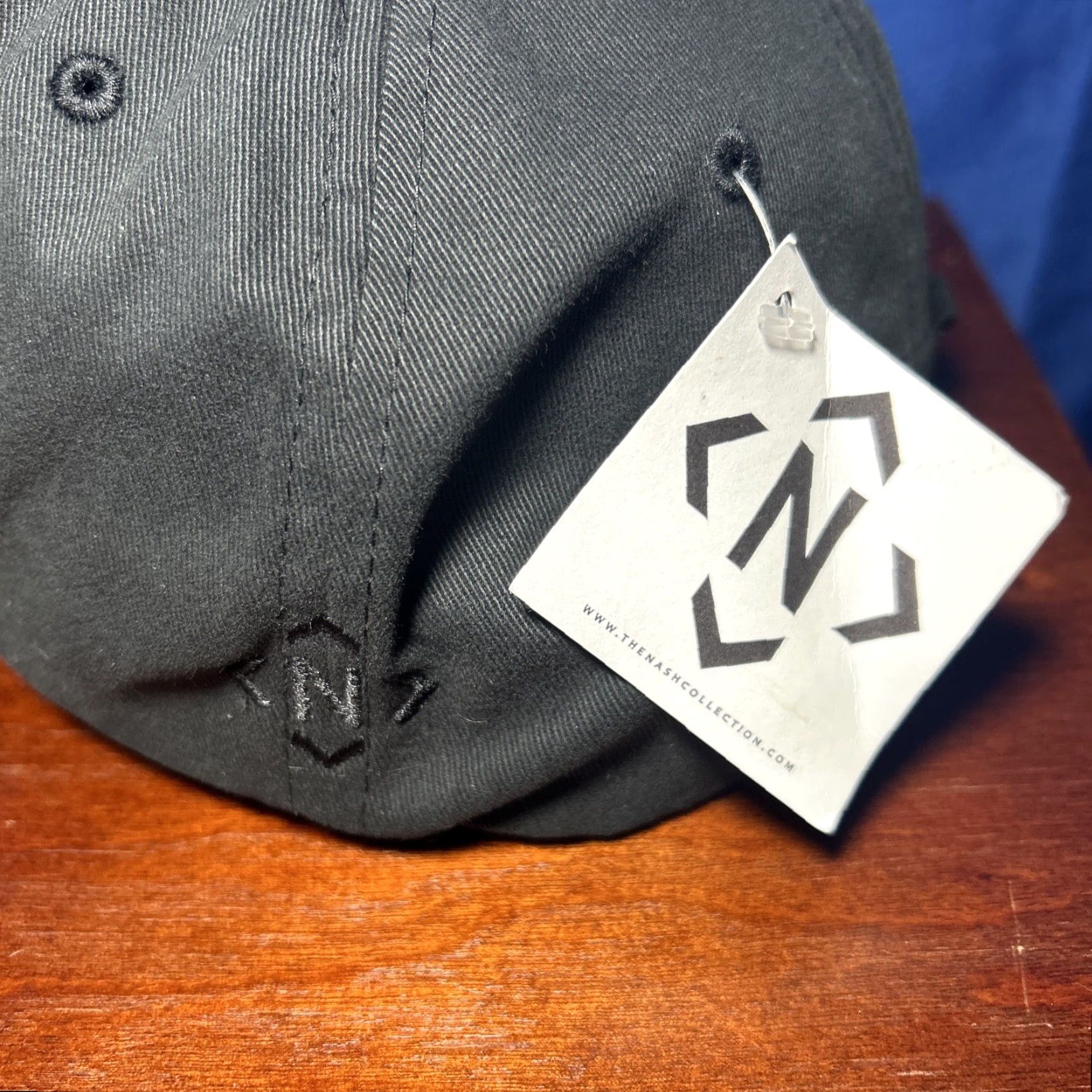 Rainbow The NASH Collection Hat Women One Size Black Rainbow Font Adjustable NWT Size ONE SIZE - 3 Thumbnail