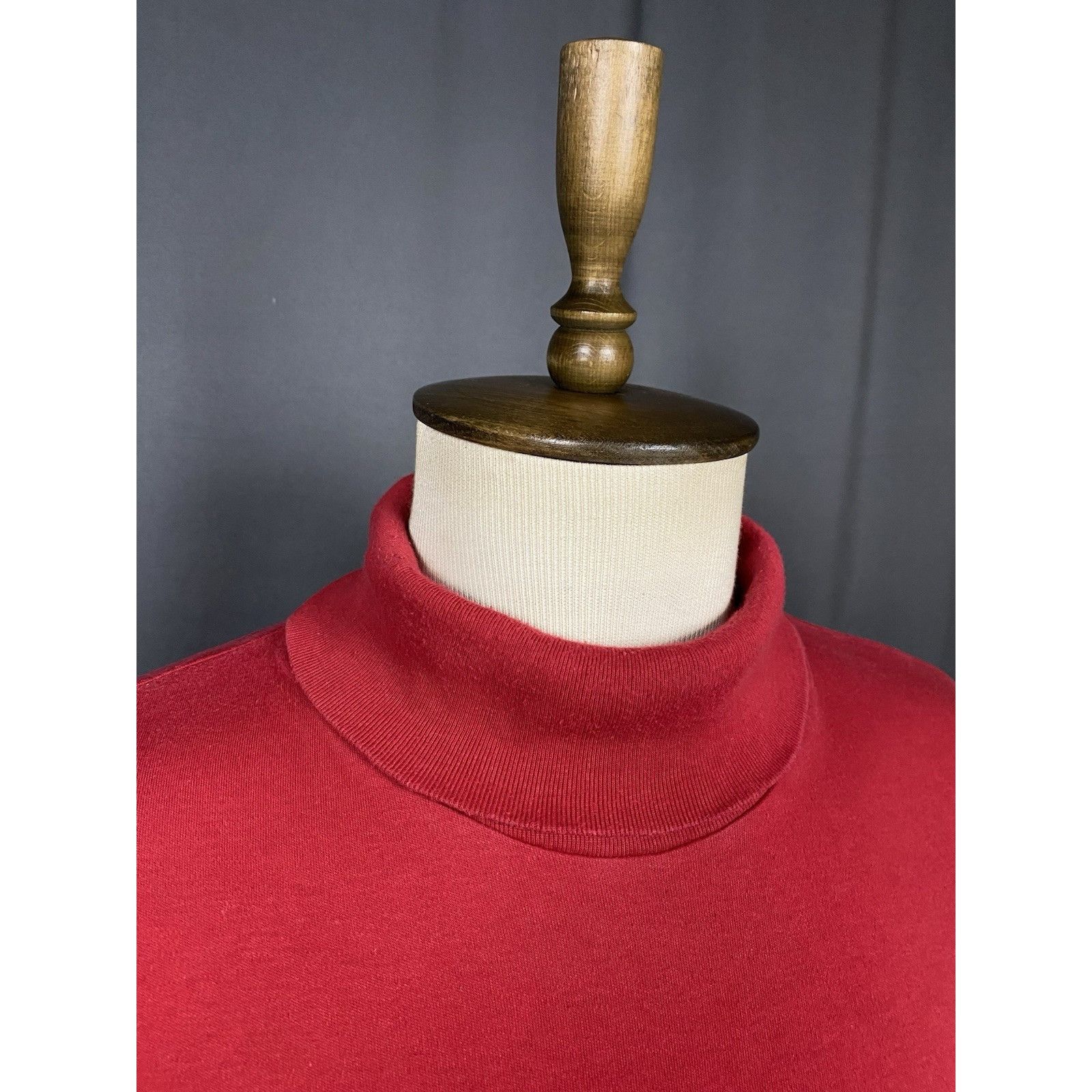 Polo Ralph Lauren Polo by Ralph Lauren Vintage Men's Red Turtleneck Sweater Si Size US XXL / EU 58 / 5 - 6 Thumbnail