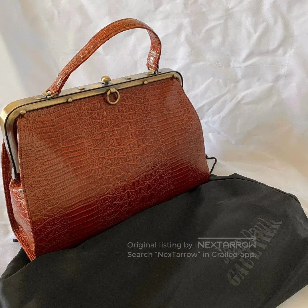 Jean Paul Gaultier Jean Paul Gaultier Large Clasp Handbag. Size ONE SIZE - 4 Thumbnail