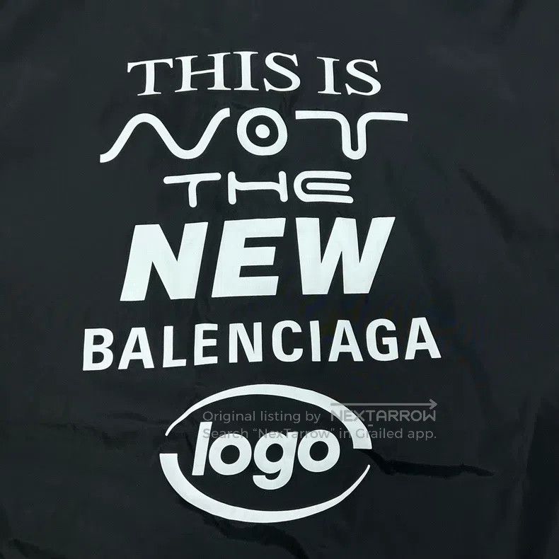Other Balenciaga Logo embroidered New Coach jacket windbreaker Size XS / US 0-2 / IT 36-38 - 3 Thumbnail