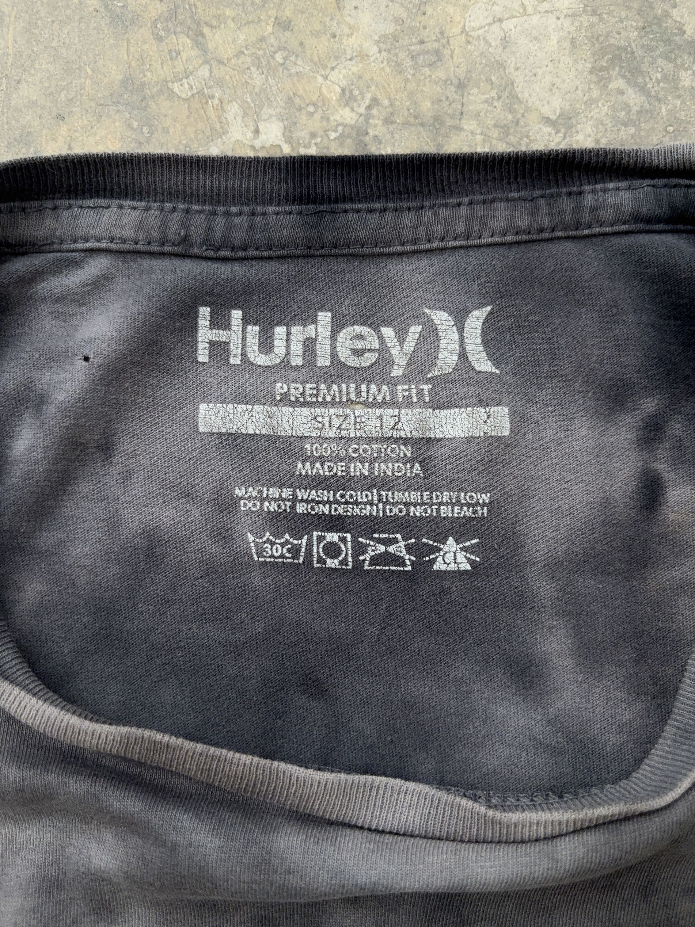 Hurley Hurley Black Washed Tie Dye T-Shirt Size US S / EU 44-46 / 1 - 5 Thumbnail
