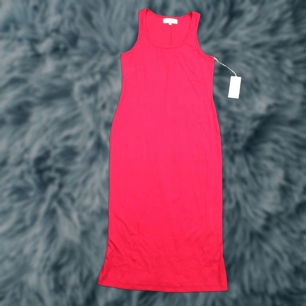 open lace back dress Red Tank Dress | Eco-Friendly | Sustainable Women's Clothing