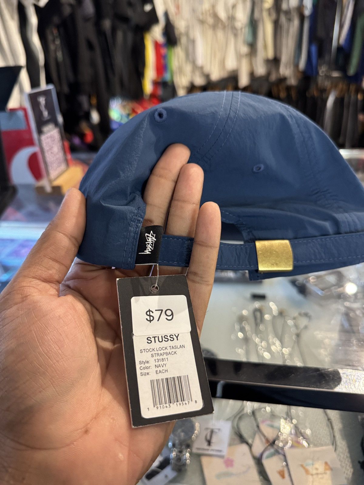 Stussy STUSSY STOCK LOCK TASLAN STRAPBACK Size ONE SIZE - 4 Thumbnail