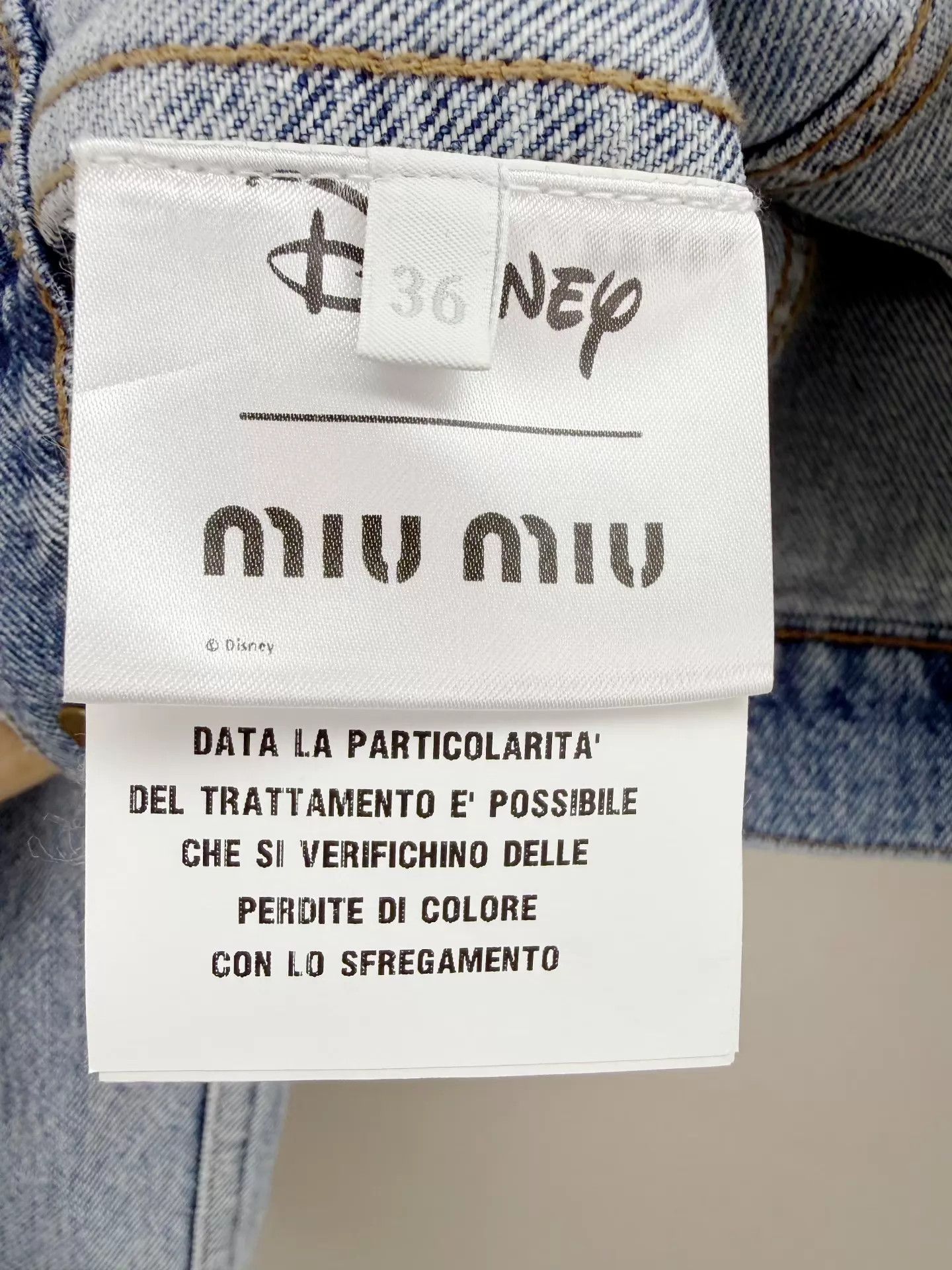 Miu Miu MIU MIU New with Tags Denim Jacket 36 Worn Once Size XS / US 0-2 / IT 36-38 - 7 Thumbnail