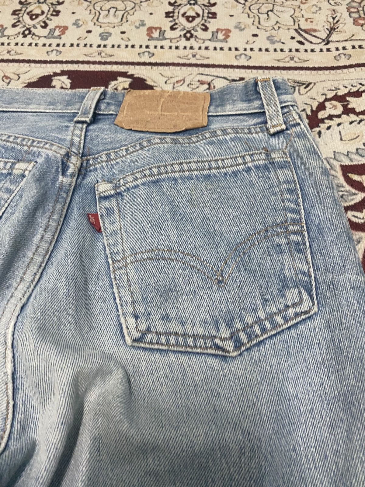 Levi's Vintage Levis 501 faded jeans Size US 29 - 18 Thumbnail