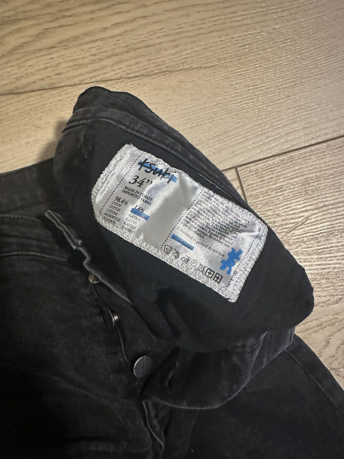 Ksubi Vintage Black Chitch Slim 34” Size US 34 / EU 50 - 3 Thumbnail