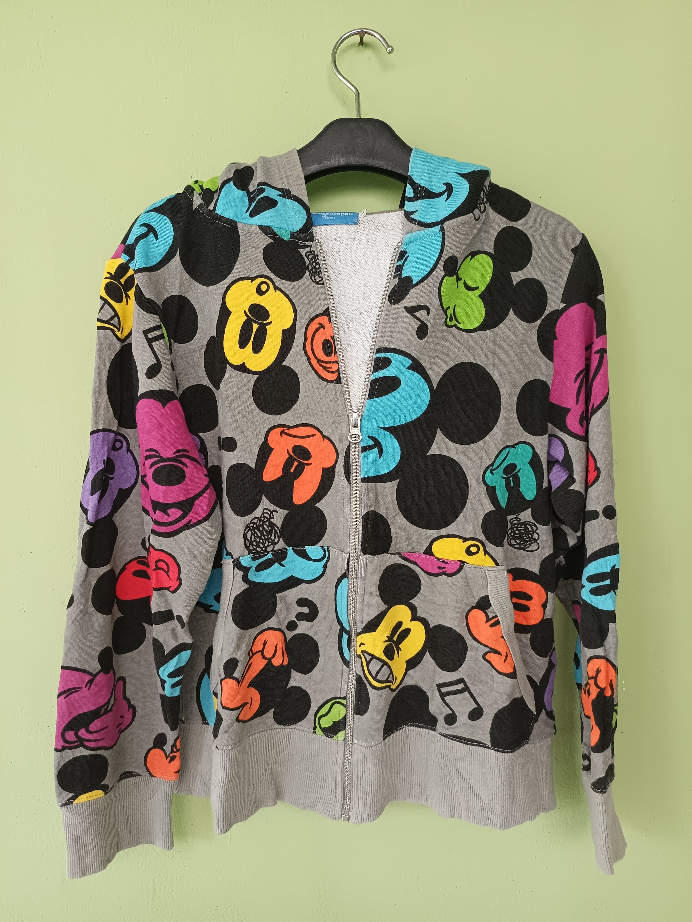 Cartoon Network × Disney × Mickey Mouse TOKYO DISNEY RESORT Mickey Mouse All Over Print Zip Hoodie Size US S / EU 44-46 / 1 - 12 Thumbnail