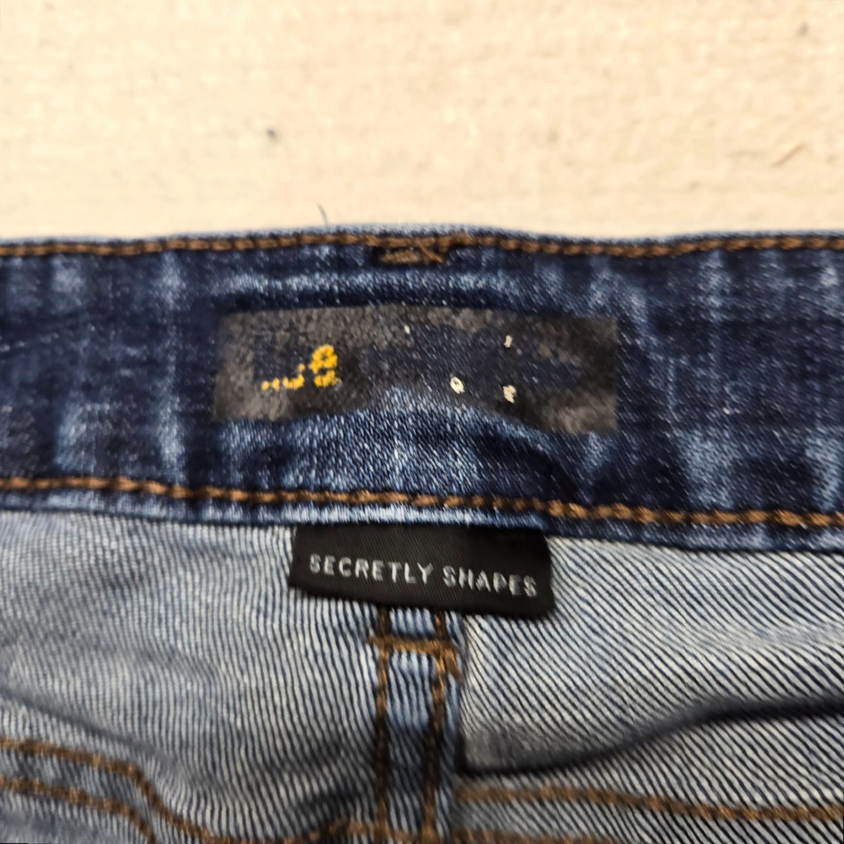 Lee VINTAGE Lee Women's Jeans Size 10 Short Regular Fit Straight Leg Distressed Shaping Blue Size 32" / US 10 / IT 46 - 3 Thumbnail