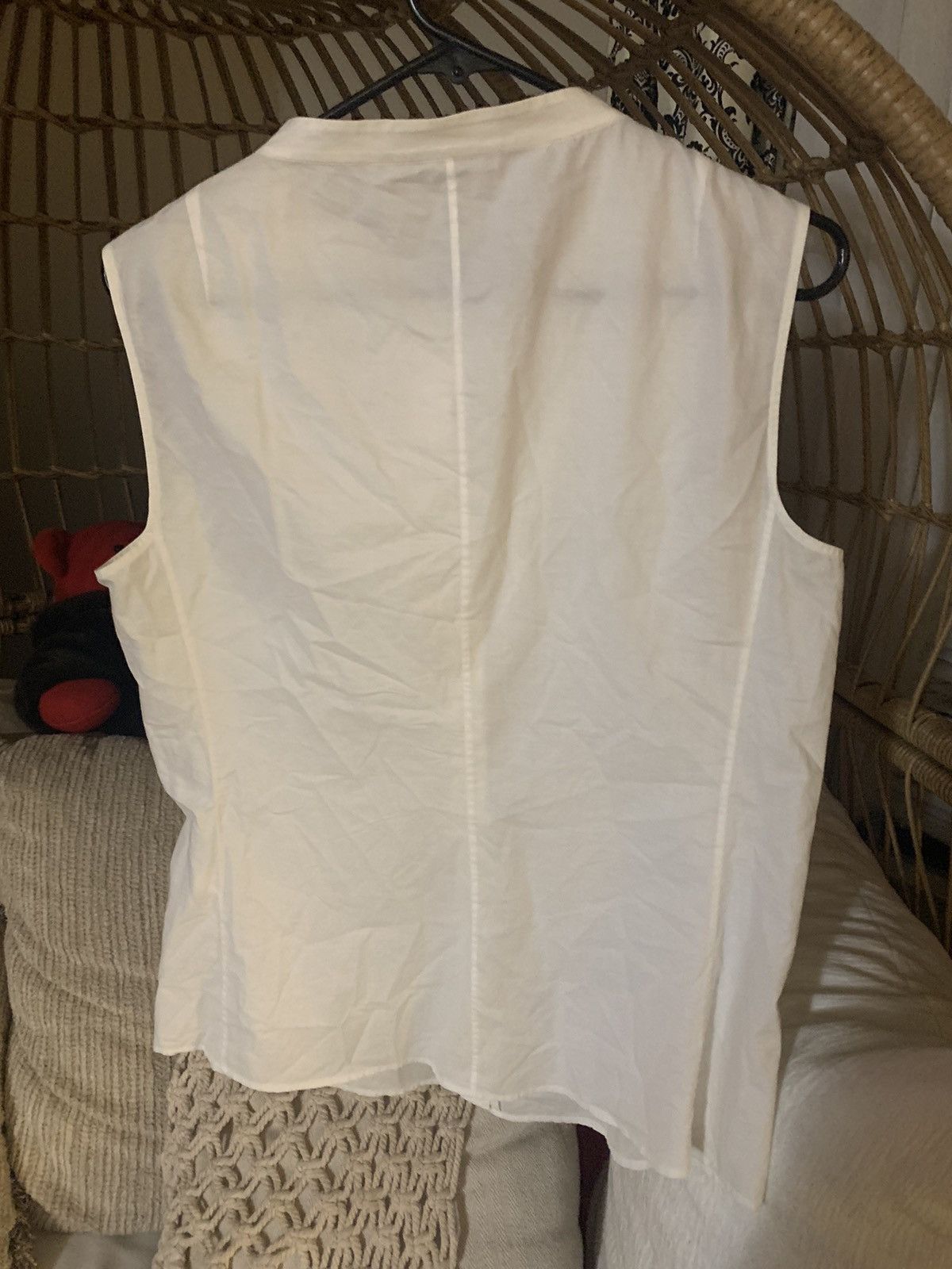 【JILSANDER】Sleeveless Buttoned Shirt SLEEVELESS BUTTON SHIRT - Sand | ZARA United States
