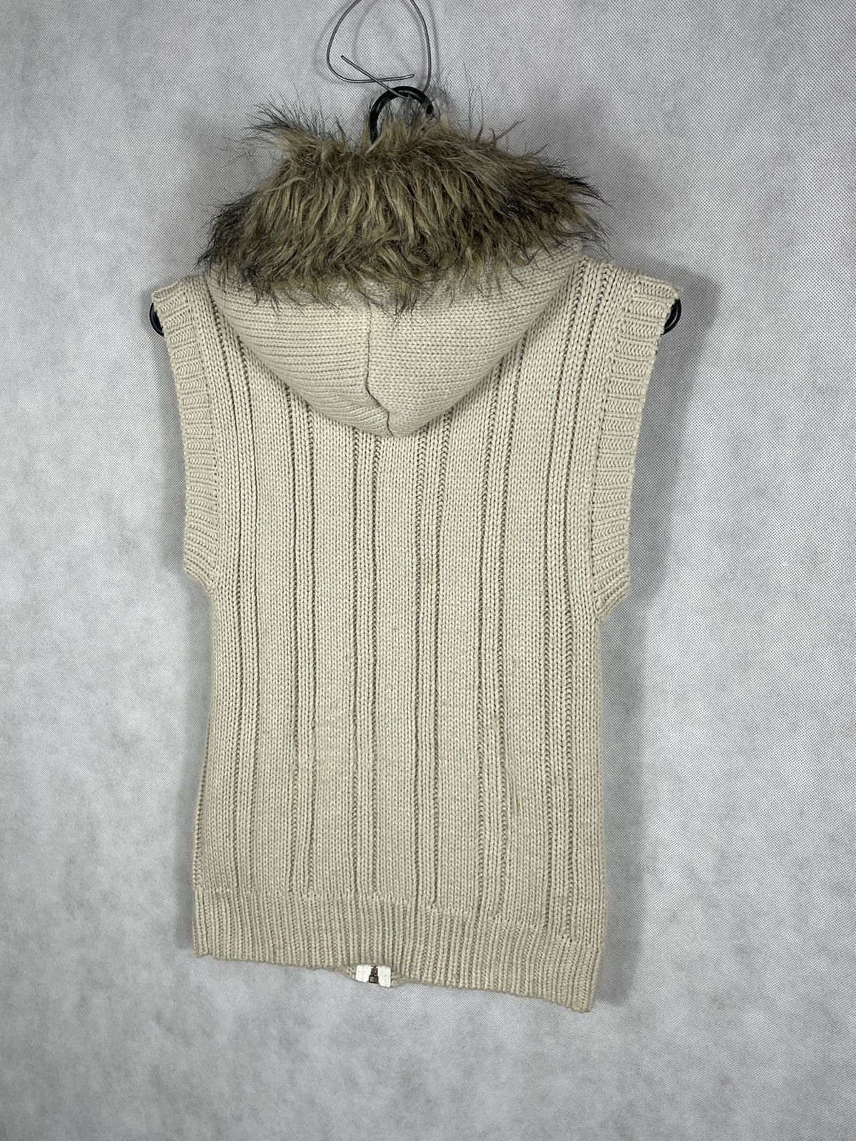 If Six Was Nine × Japanese Brand × Le Grande Bleu (L.G.B.) Vintage cable vest fur sleeveless sweater hoodie jumper zip Size US S / EU 44-46 / 1 - 6 Thumbnail