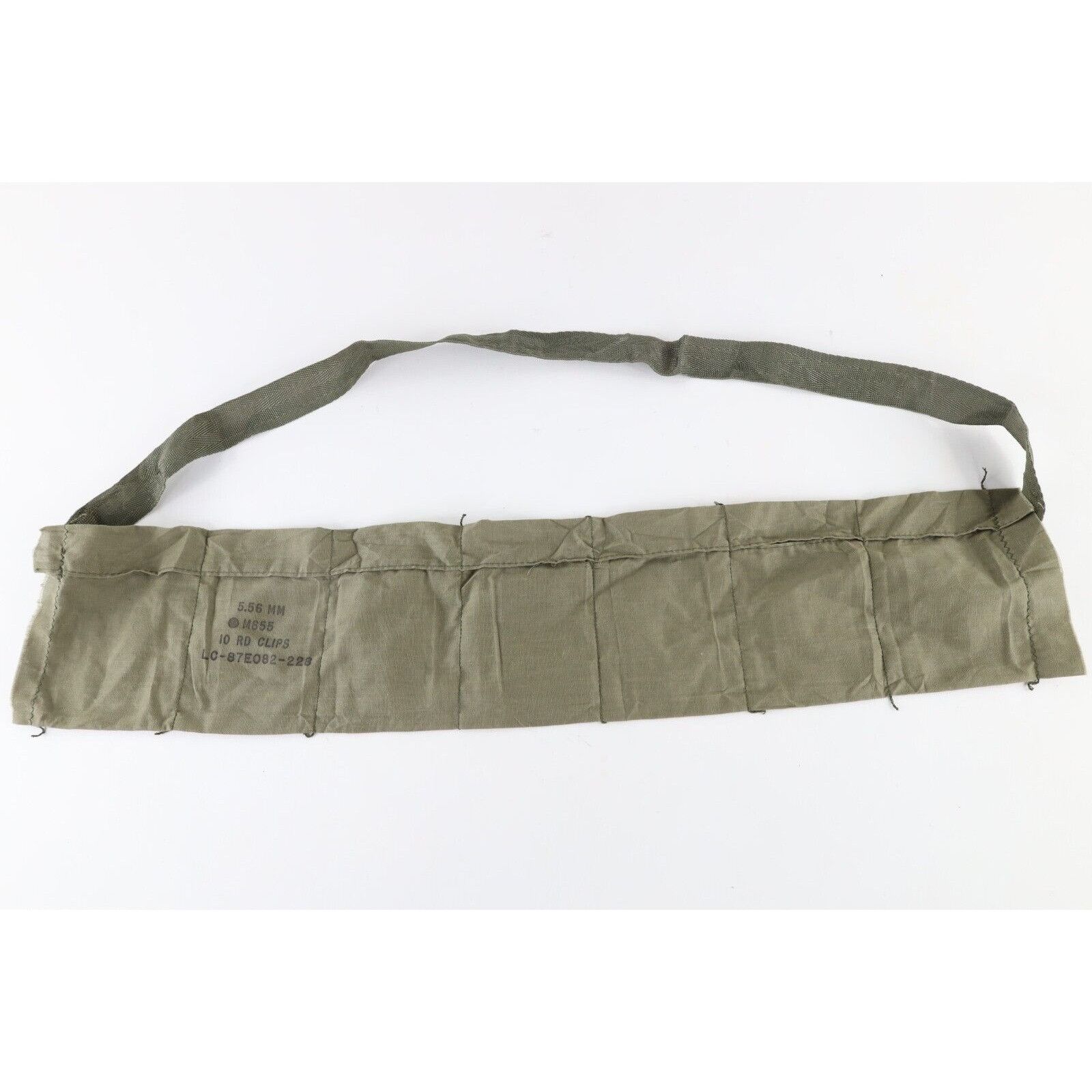 Vintage Vintage 80s 1986 Military 5.56mm M855 10 Round Ammo Bag Size ONE SIZE - 1 Thumbnail