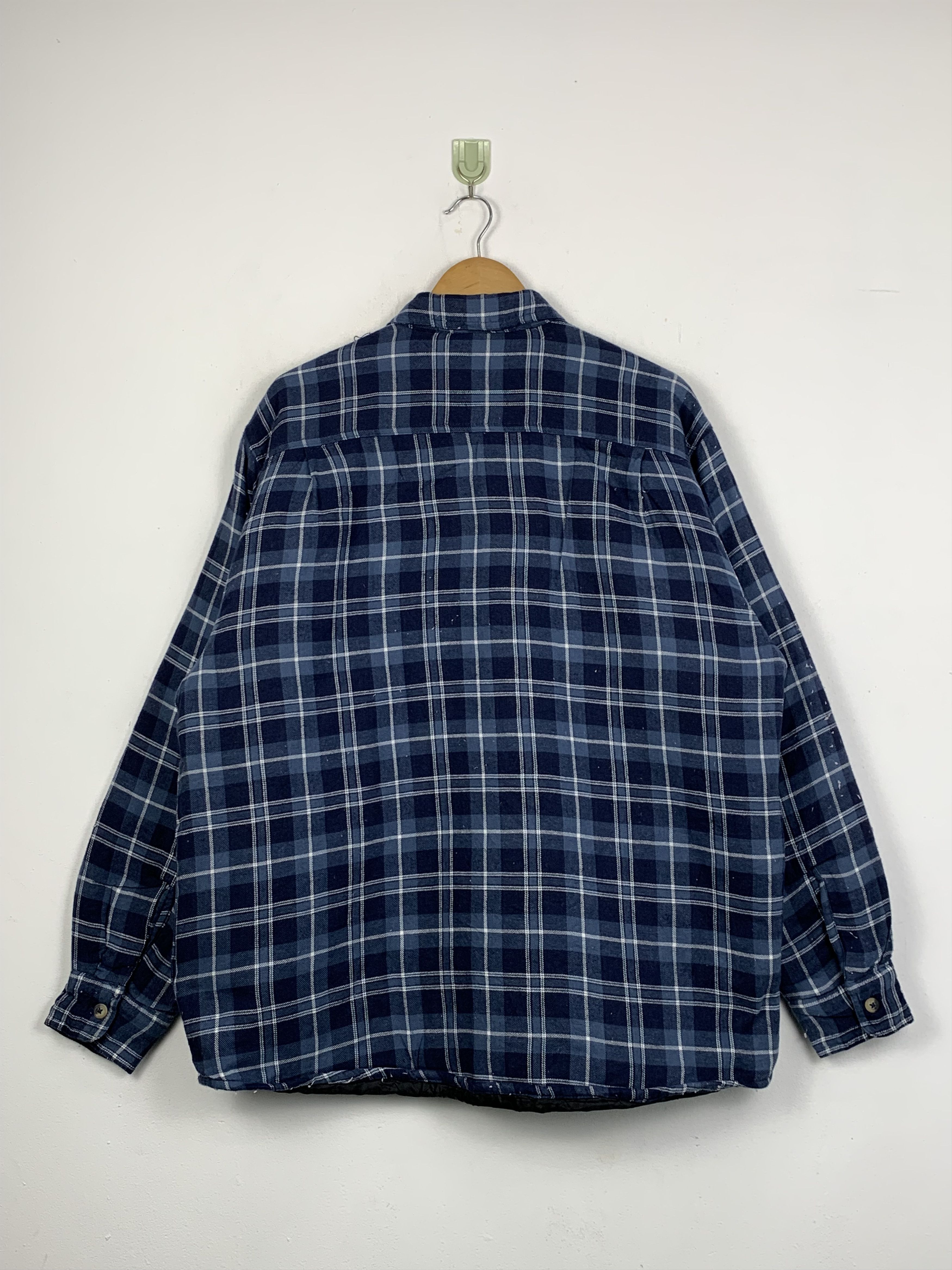 Vintage × Wrangler Vintage Wrangler Shadow Plaid Wool Jacket J1468 Size US L / EU 52-54 / 3 - 3 Thumbnail