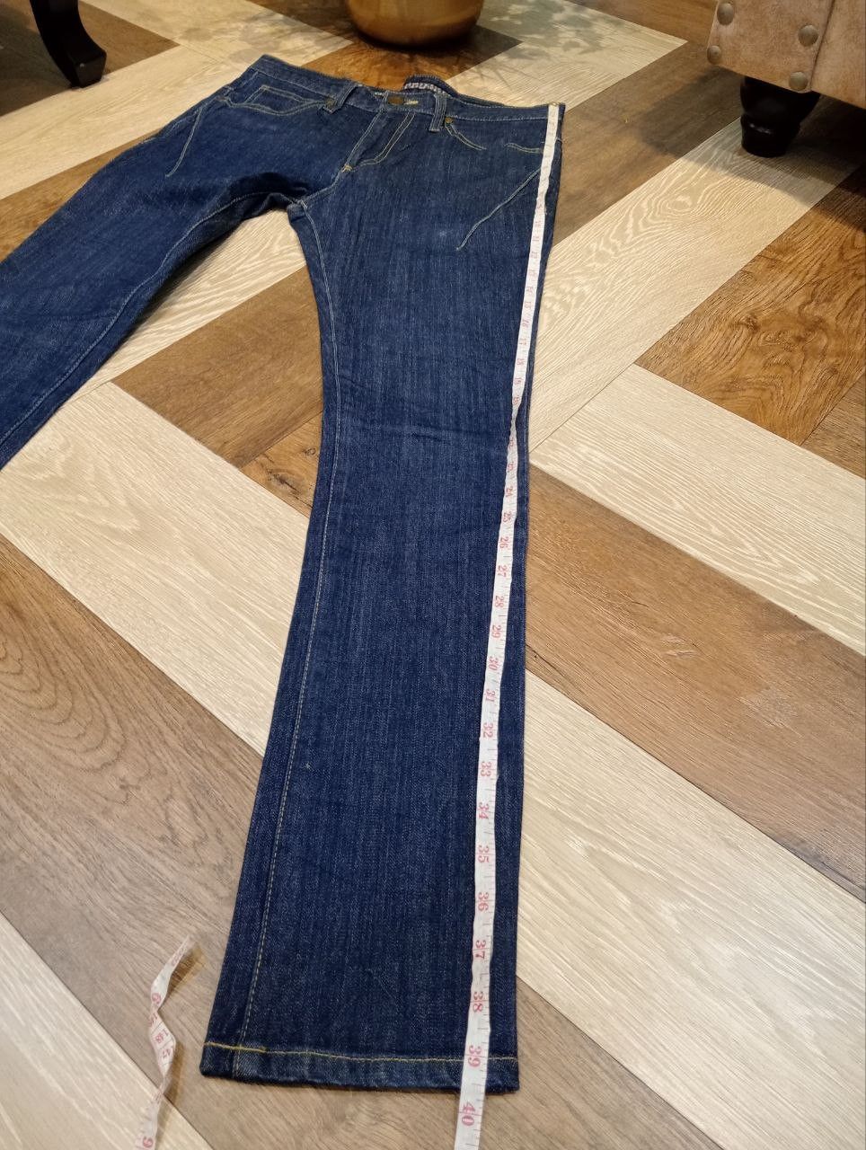 Number (N)ine NUMBER NINE JAPAN INDIGO STRETCH DENIM PANTS Size US 30 / EU 46 - 19 Thumbnail