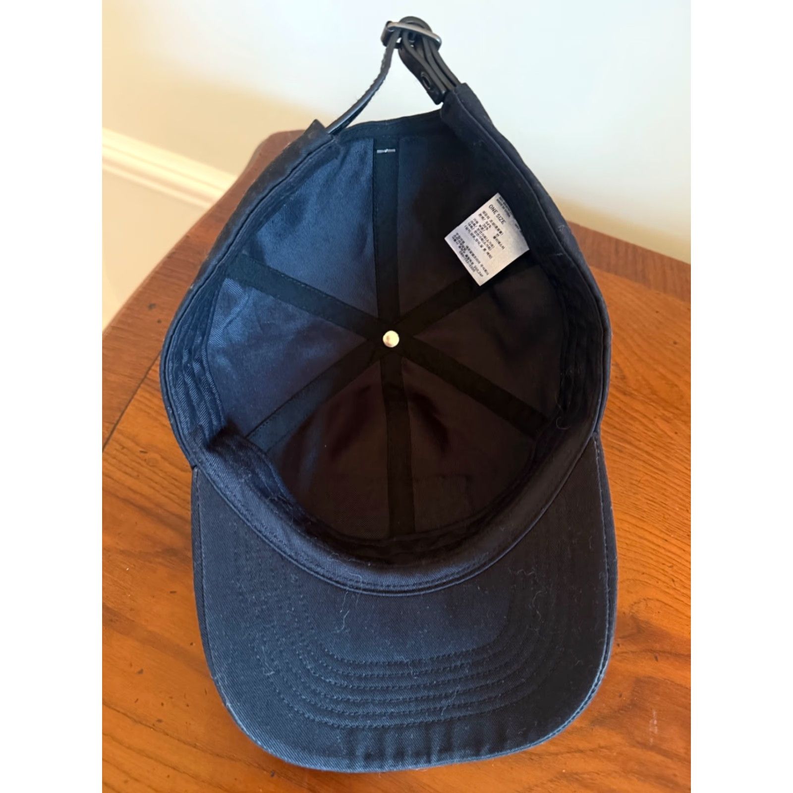 Logo 7 Marilyn Manson Hat Y2K Strapback Baseball Cap Mens Adjustable Solid Black 90s 00s Merch VTG Concert Promo Logo Band New Size ONE SIZE - 4 Thumbnail
