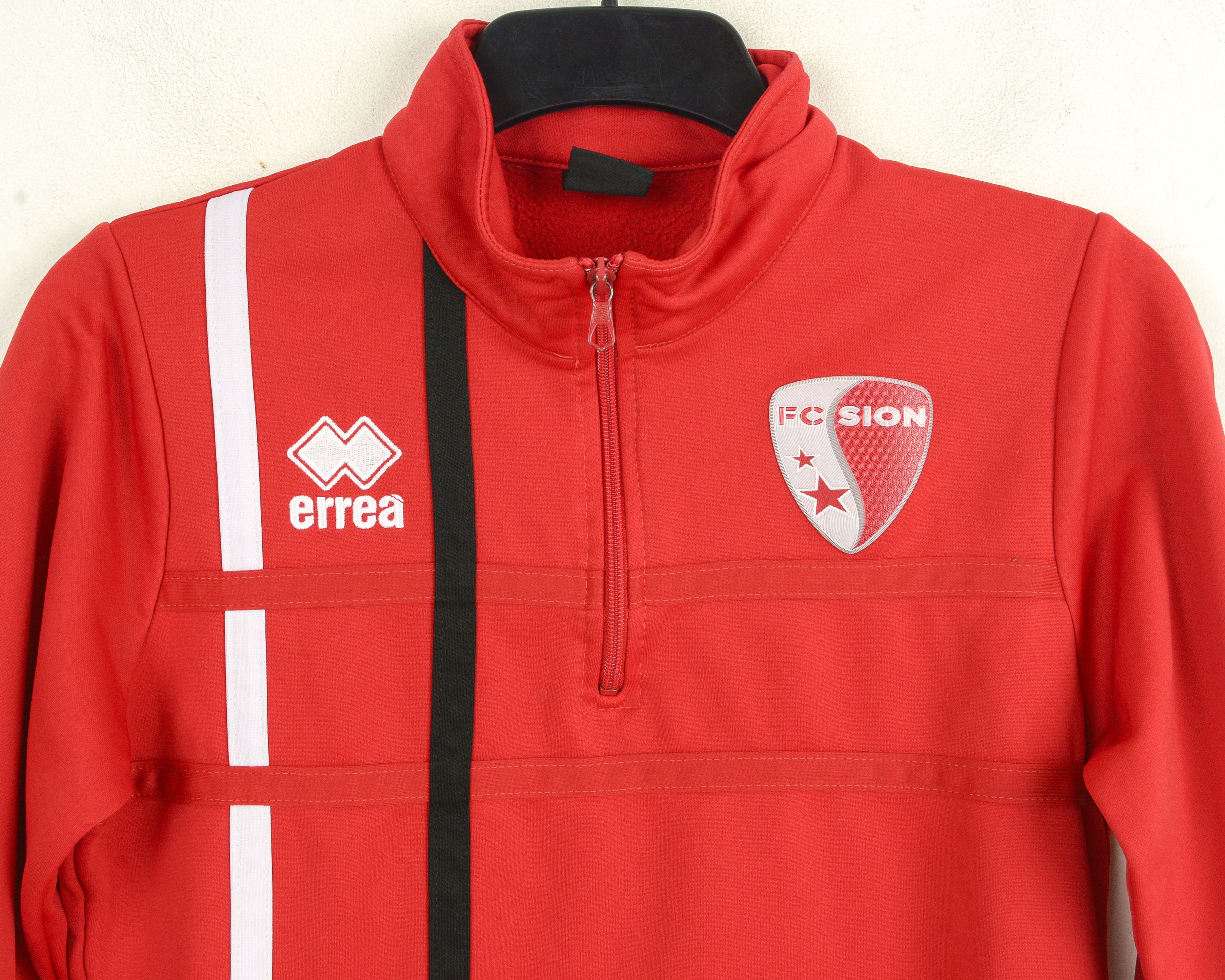 Designer × Other FC Sion Errea Mens XS Soccer Tracksuit Jumper Pullover Size US XS / EU 42 / 0 - 2 Thumbnail