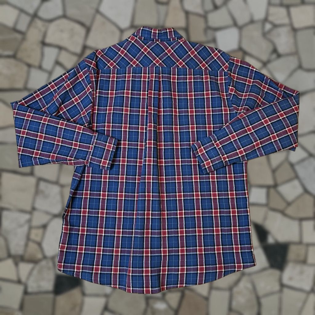 Only NY Only NY Button-Down Shirt Plaid Long Sleeve Men’s L Red / Blue Regular Fit Button-Up Casual Streetwear Size US L / EU 52-54 / 3 - 1 Thumbnail