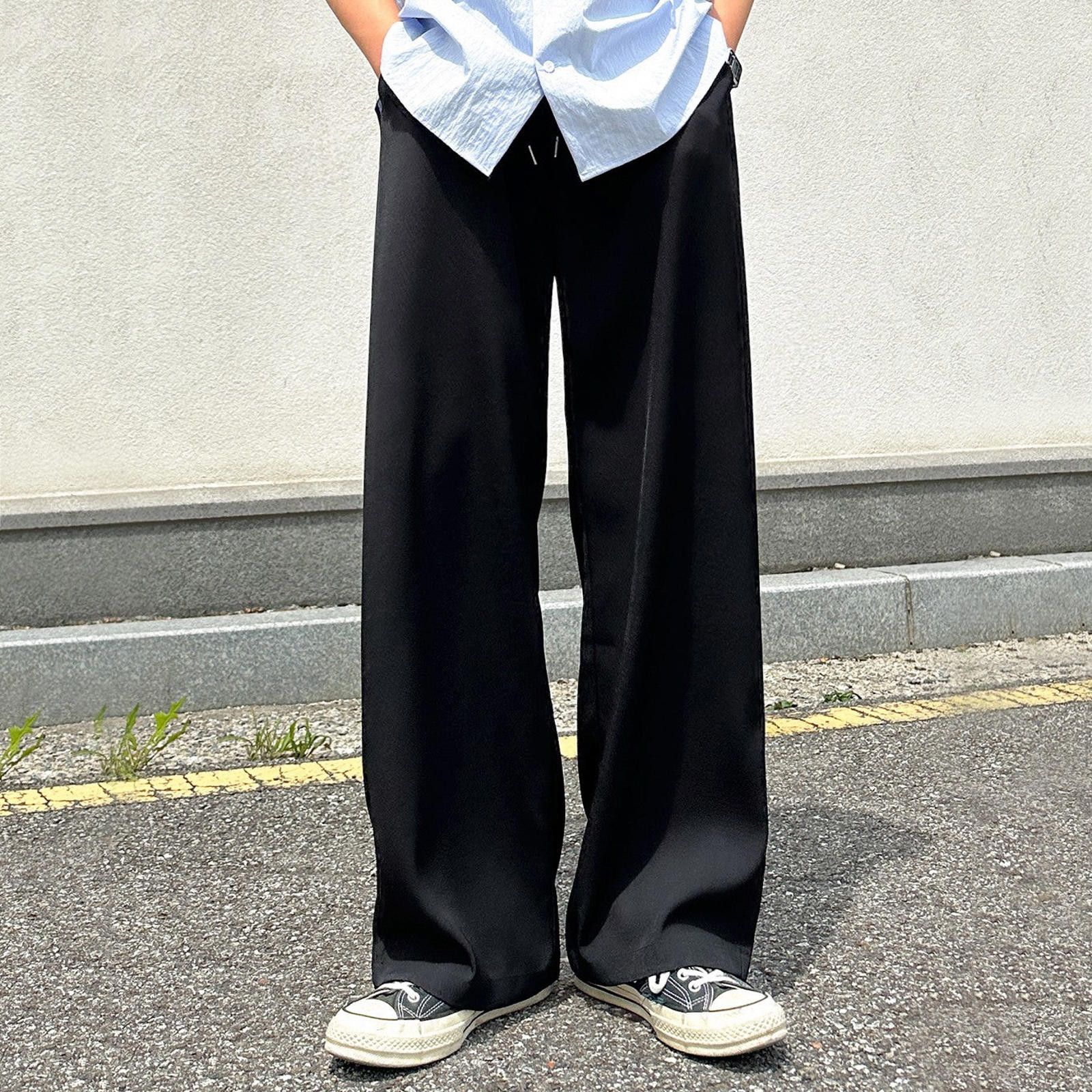 Vintage Wide Leg Loose Straight Pants Size US 32 / EU 48 - 4 Thumbnail
