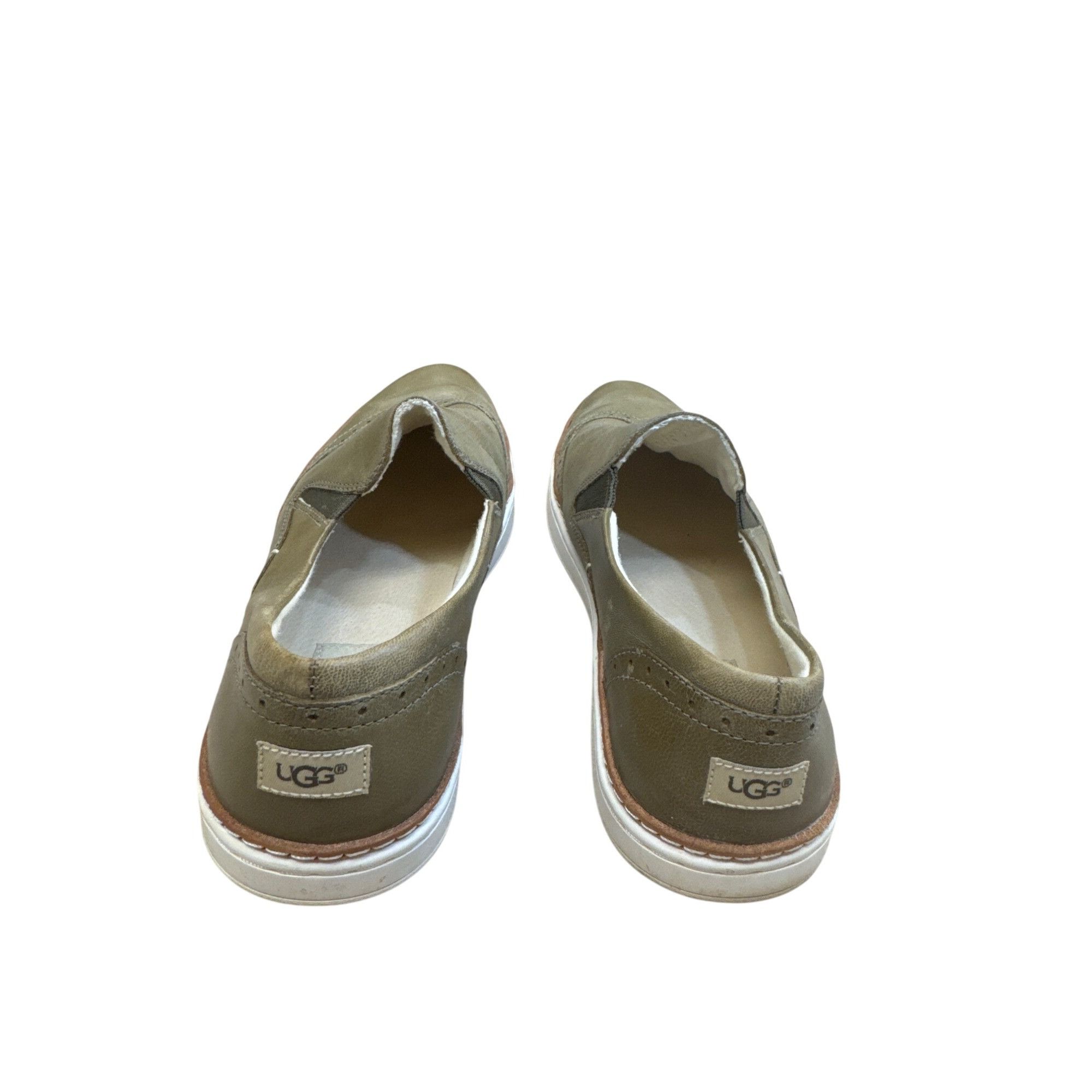 Ugg Ugg Womens Green Leather Slip-On Loafers Shoes Size 8 SKU813 Size US 8 / IT 38 - 7 Thumbnail
