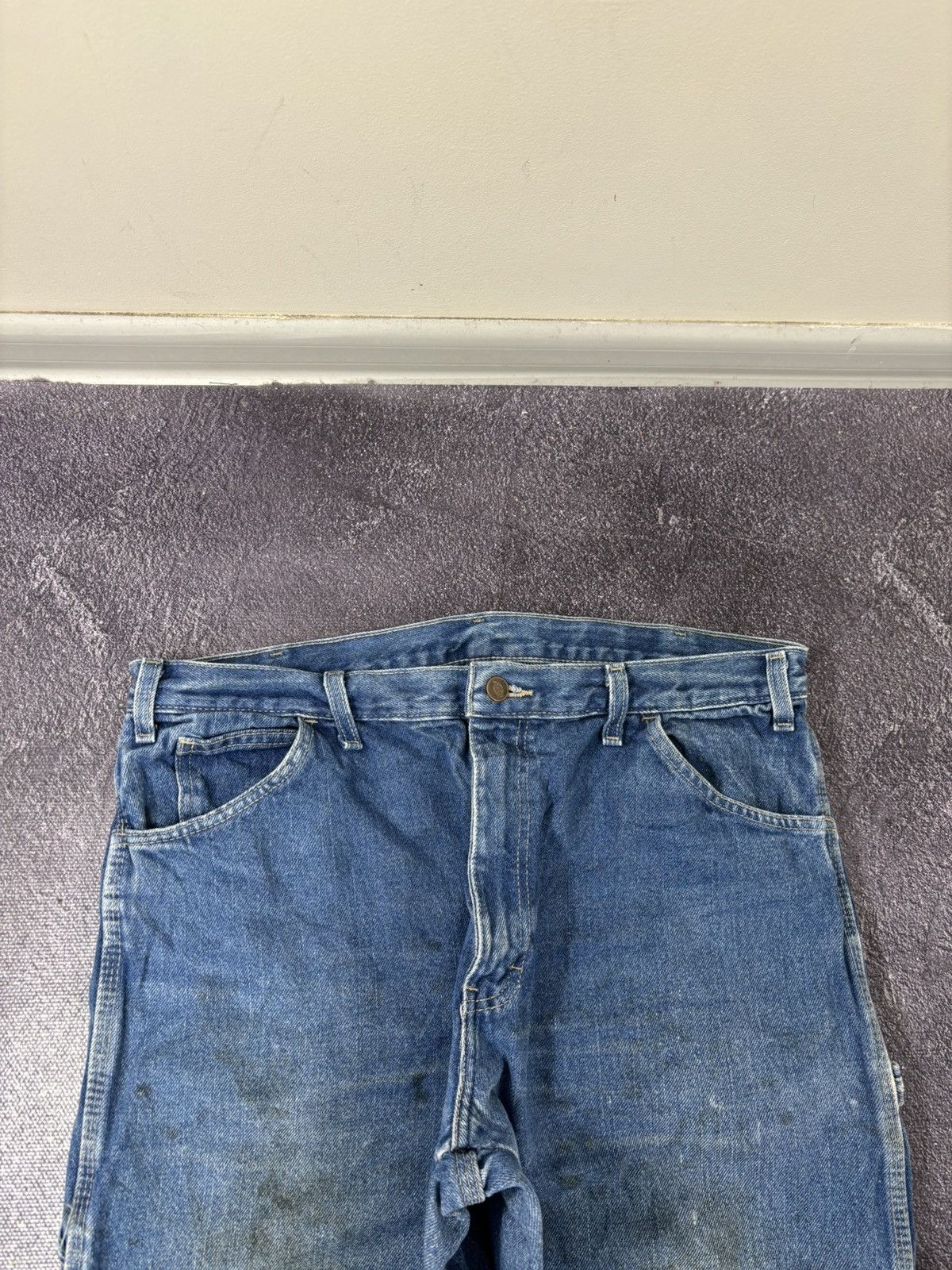 Dickies Vintage Dickies Relaxed Fit USA Work Blue Denim Jeans Size US 36 / EU 52 - 12 Thumbnail