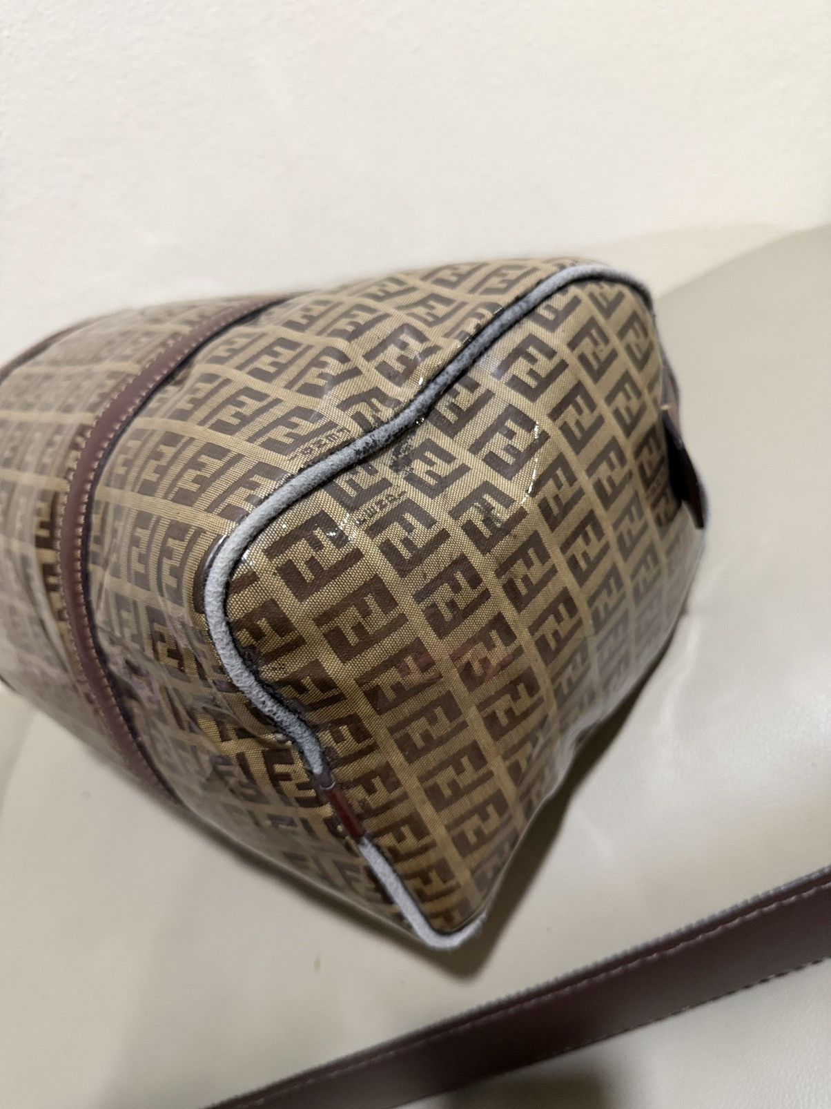 Fendi Authentic Fendi Zucca Crystal Boston Hand Bag Size ONE SIZE - 8 Thumbnail