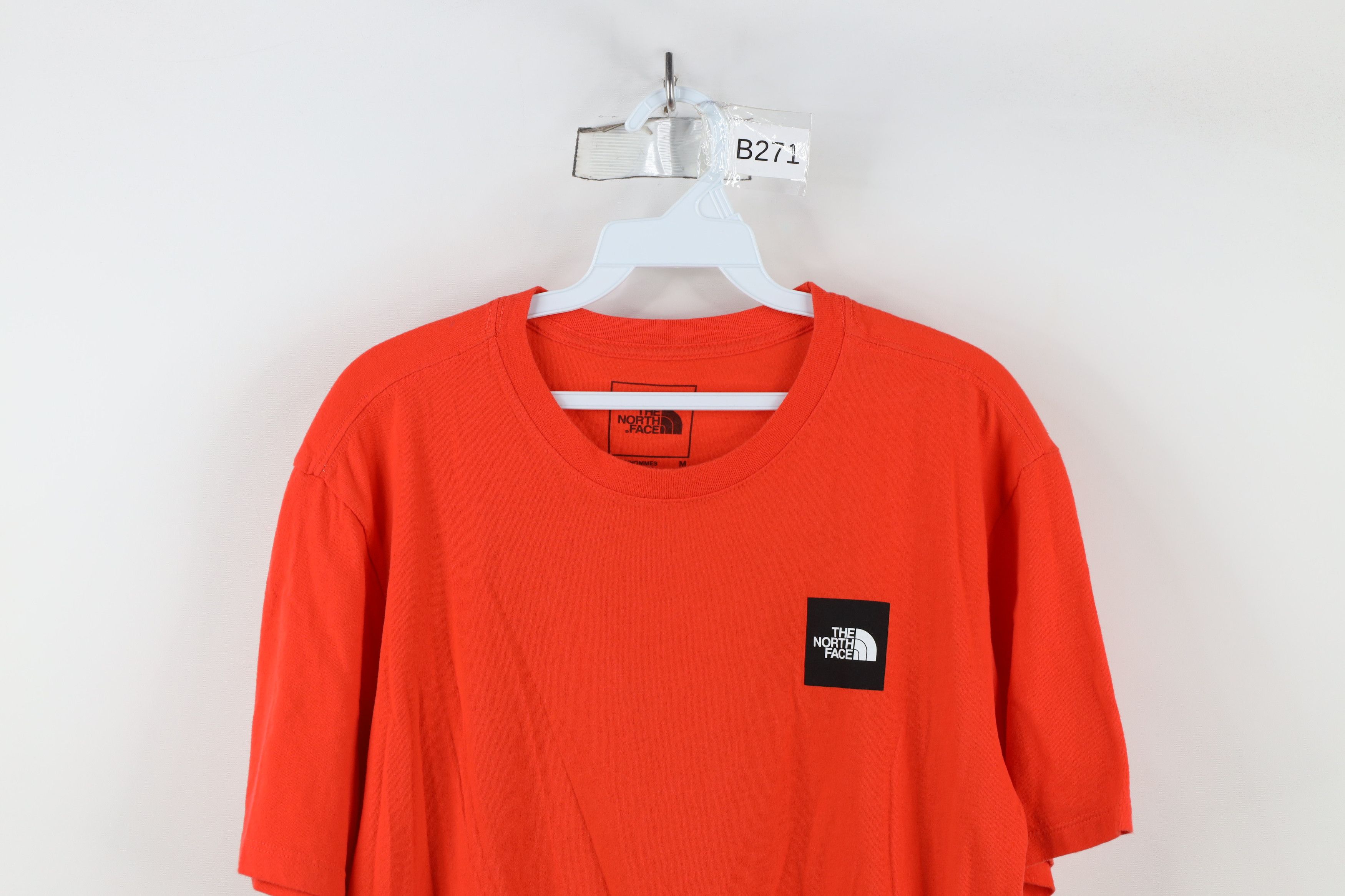 The North Face × Vintage The North Face Spell Box Logo Short Sleeve T-Shirt Orange Size US M / EU 48-50 / 2 - 2 Thumbnail