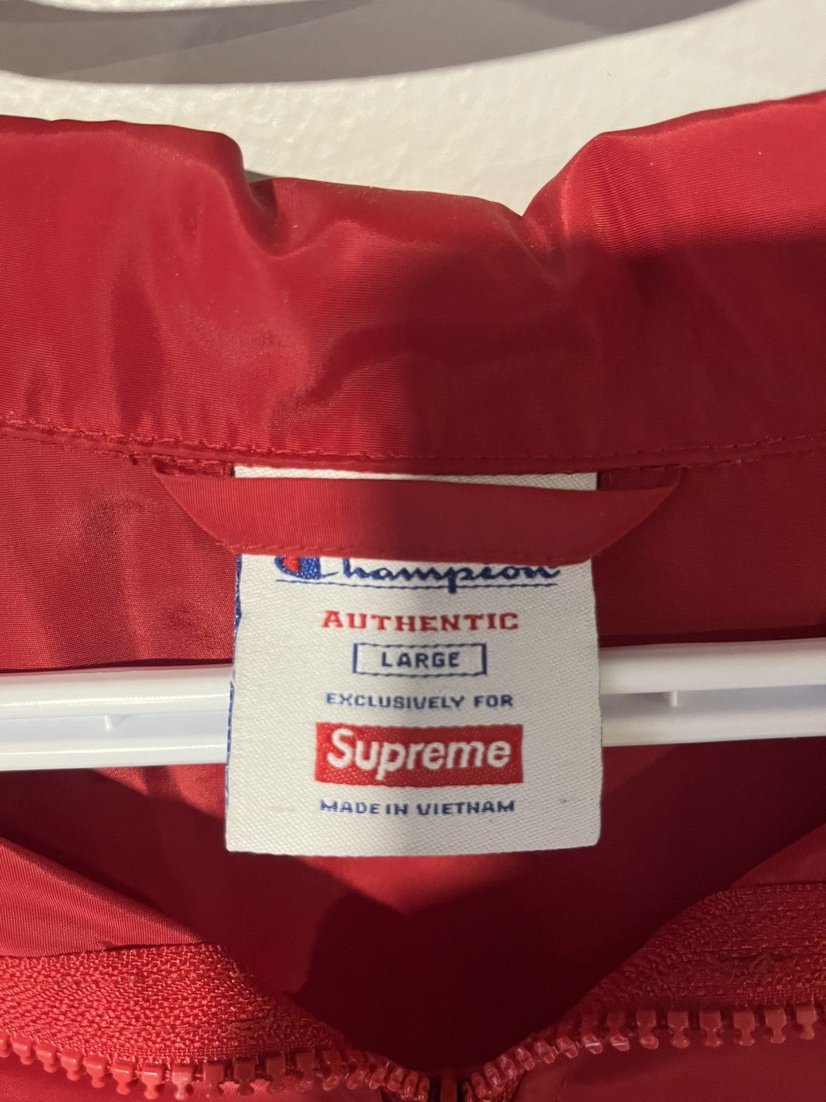 Champion × Supreme Supreme quarter zip !!rare!! Size US L / EU 52-54 / 3 - 3 Thumbnail