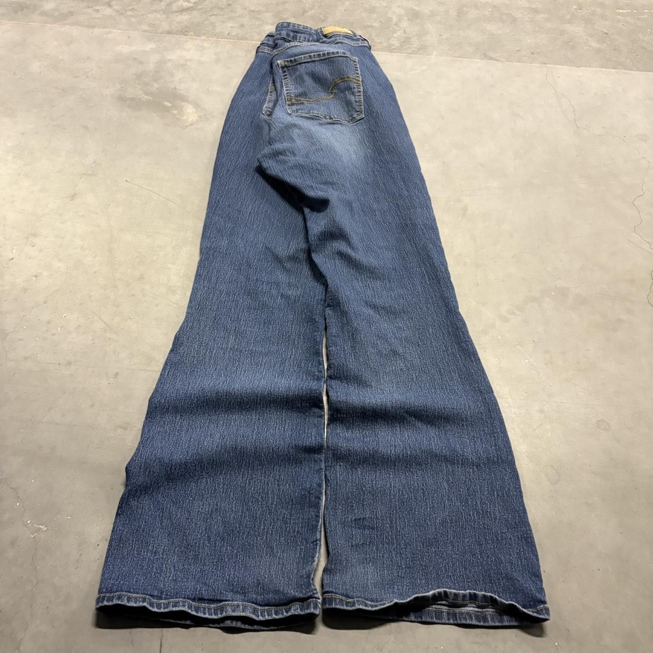 Levi's Crazy Vintage Y2K/2000s Flare Levis Streetwear Dark Blue Wash Denim Jeans! Size US 34 / EU 50 - 6 Thumbnail