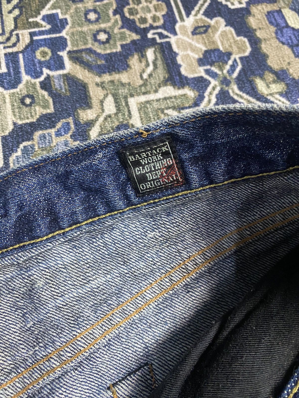 Japanese Brand Bartack Distressed Jeans Size US 32 / EU 48 - 7 Thumbnail