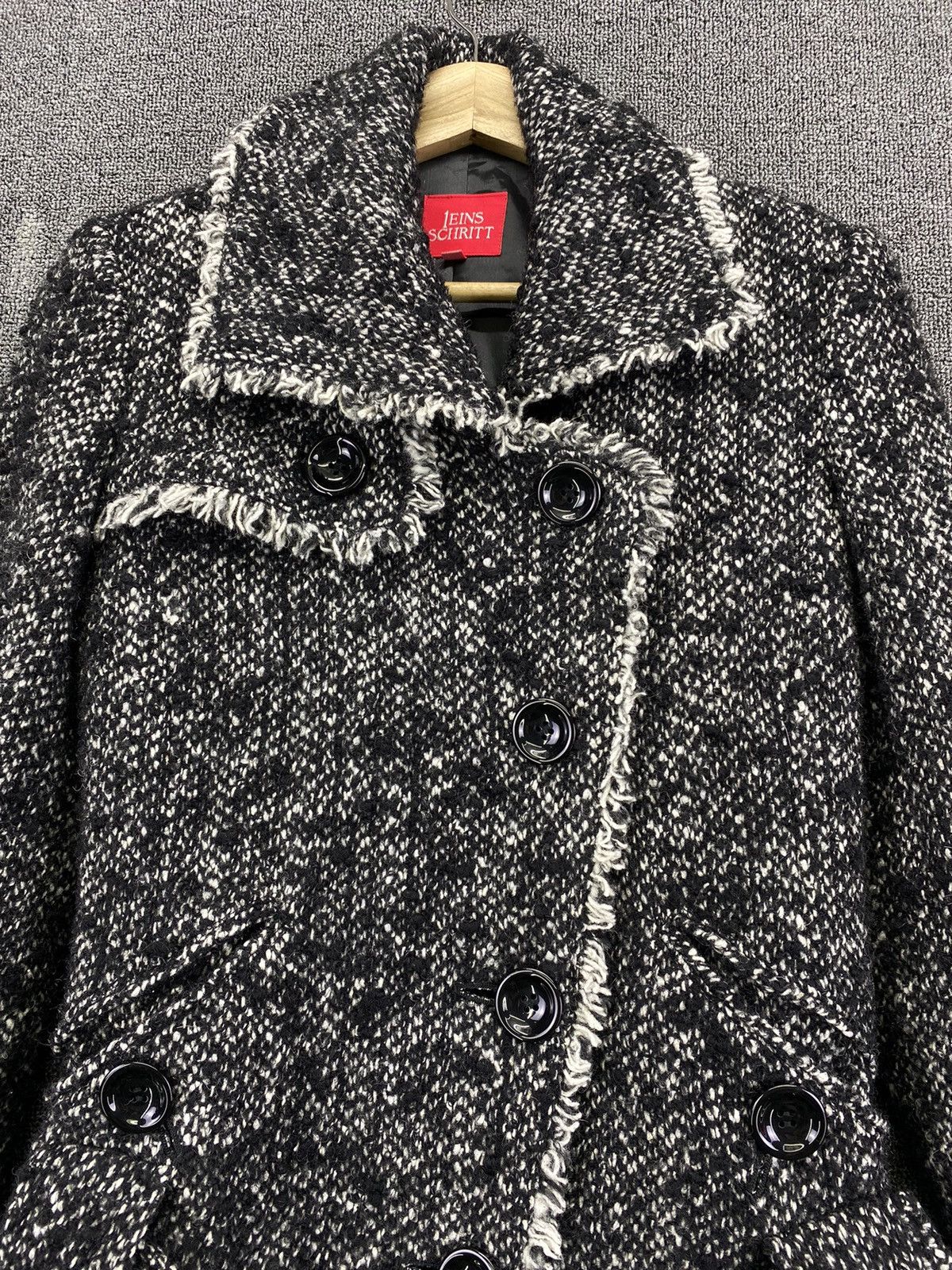 Japanese Brand Vintage 1EINS SCHRITT Punk Style Wool Jacket Size S / US 4 / IT 40 - 5 Thumbnail