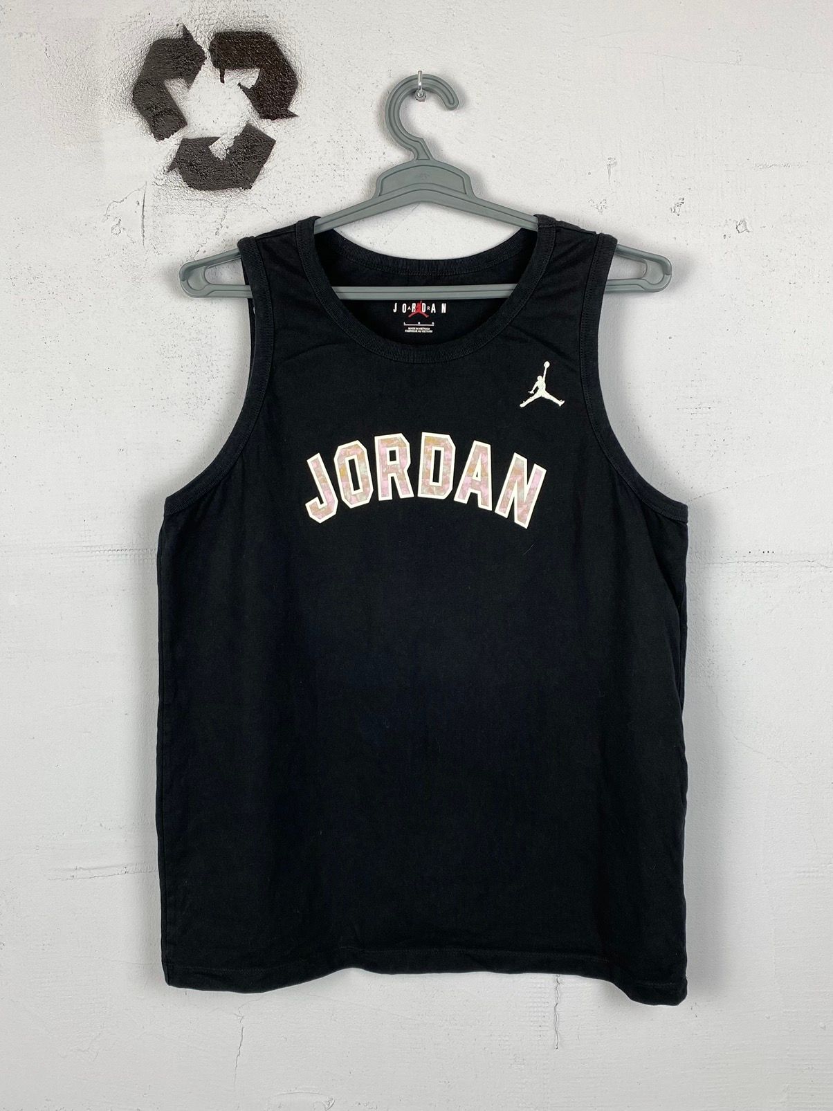 Pre-owned Jordan Nike Air Jordan Tank Top Fashion Sportswear In Black