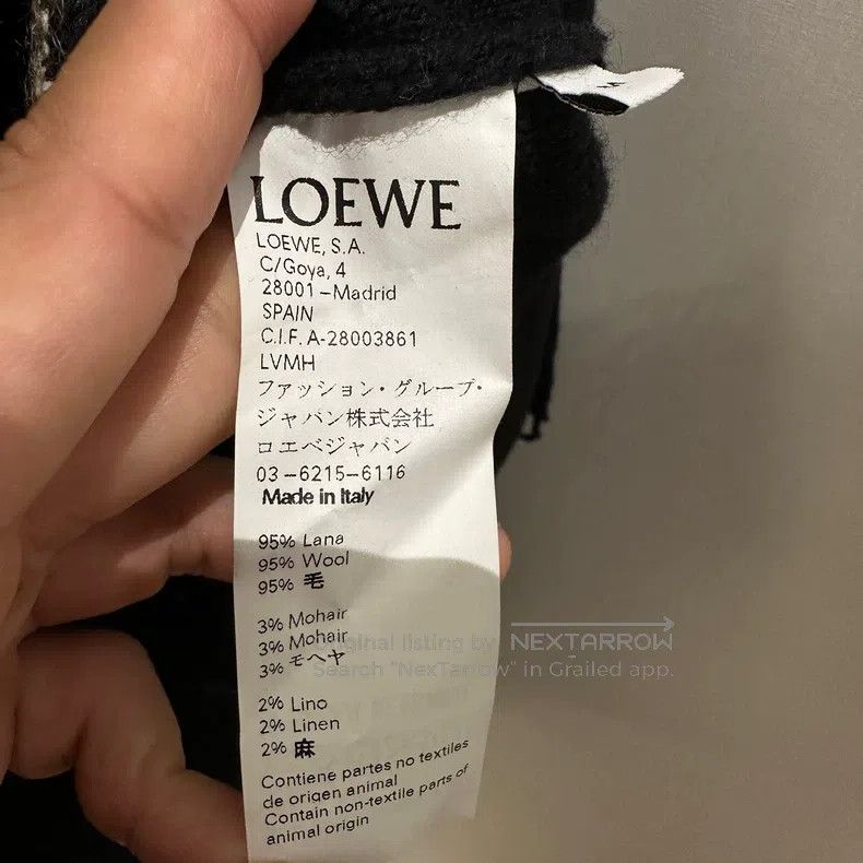 Loewe Loewe Rabbit Floral Embroidered Long Wool Sweater Size M / US 6-8 / IT 42-44 - 4 Thumbnail